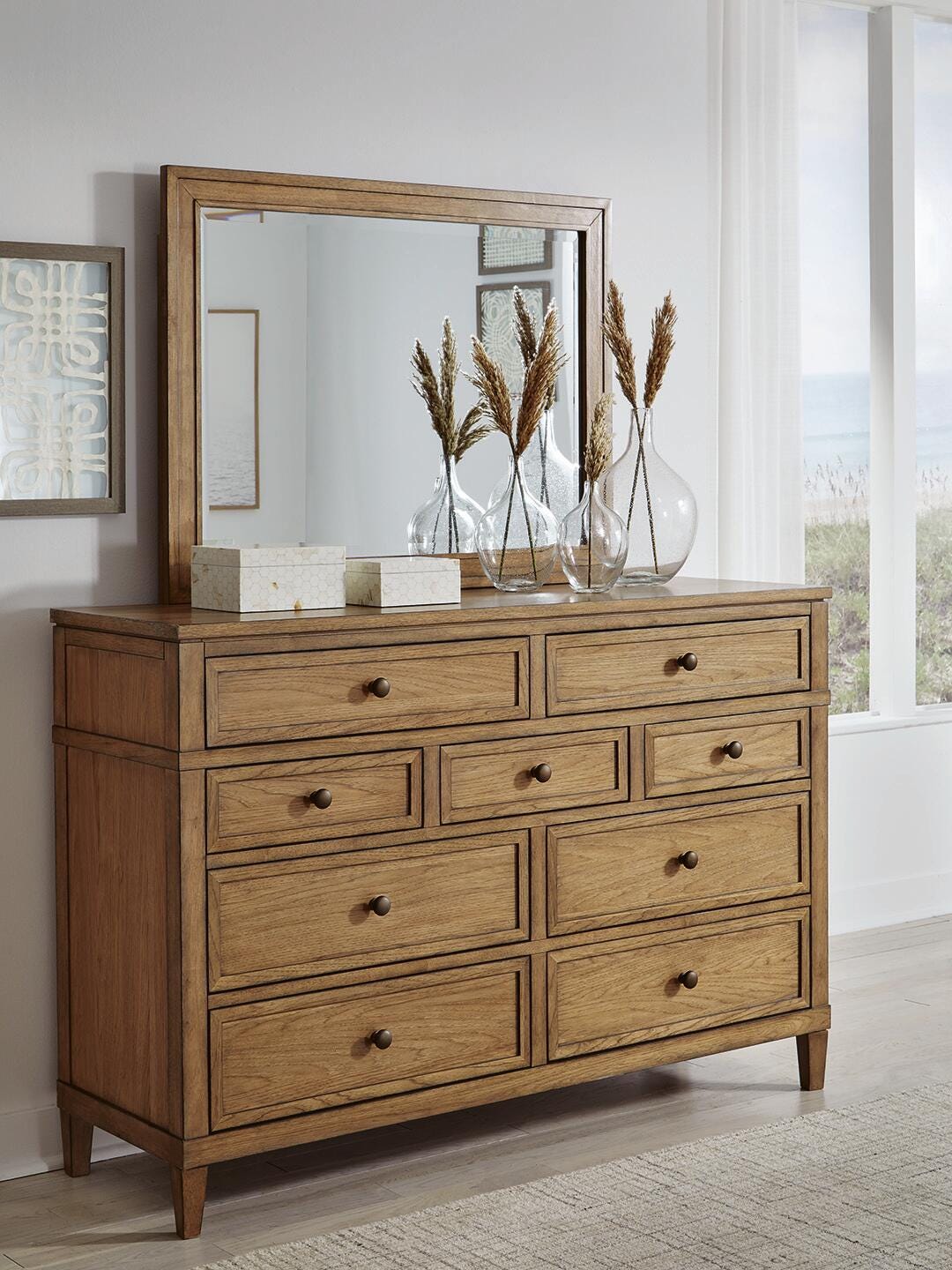 Sharlance Dresser and Mirror - image 2