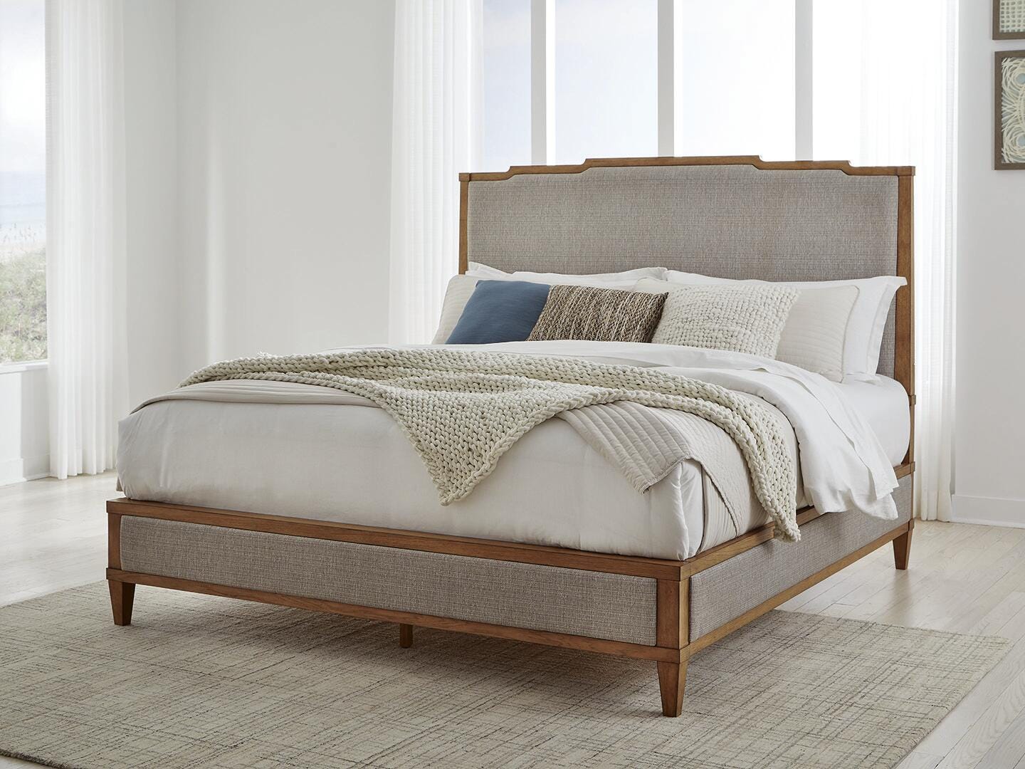 Sharlance King Upholstered Panel Bed - image 2