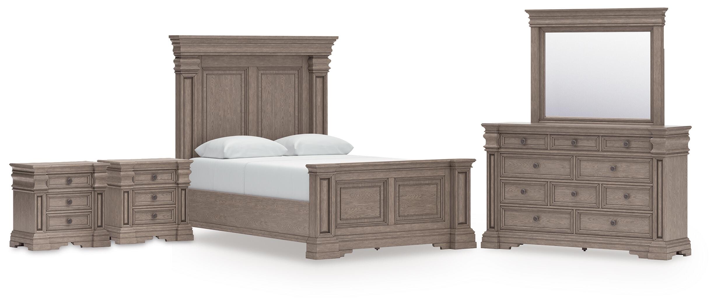 Blairhurst Queen Panel Bed, Dresser, Mirror and 2 Nightstands - image 1