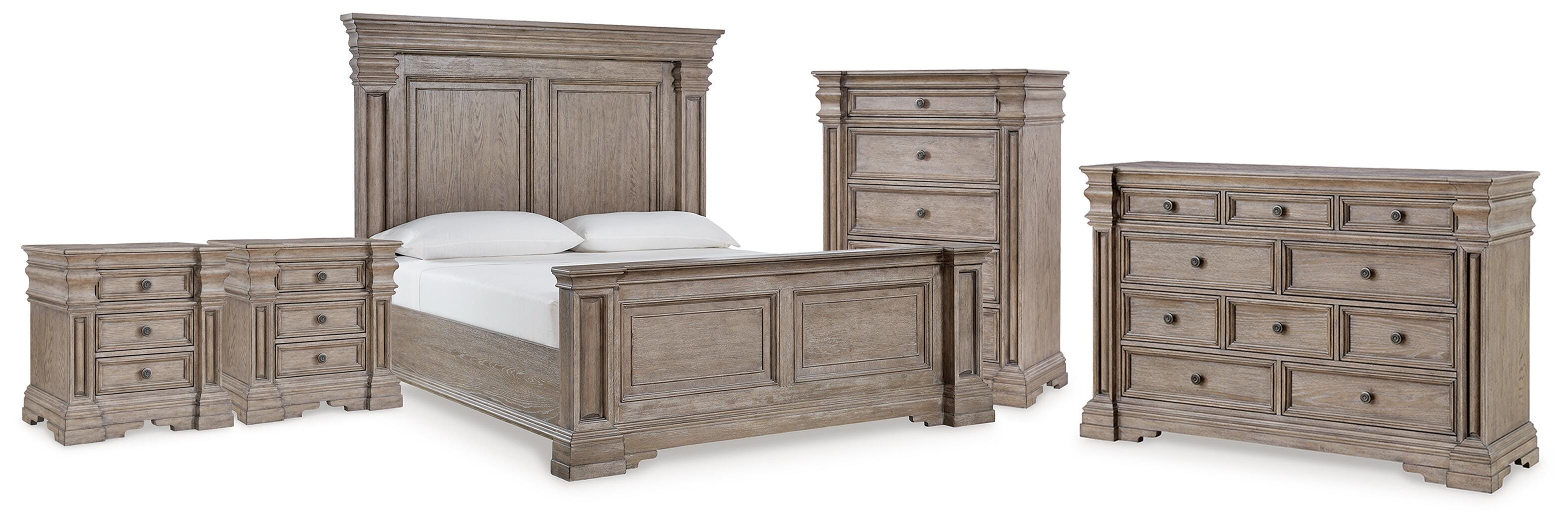 Cama King Blairhurst, tocador, cómoda y 2 mesitas de noche - image 1