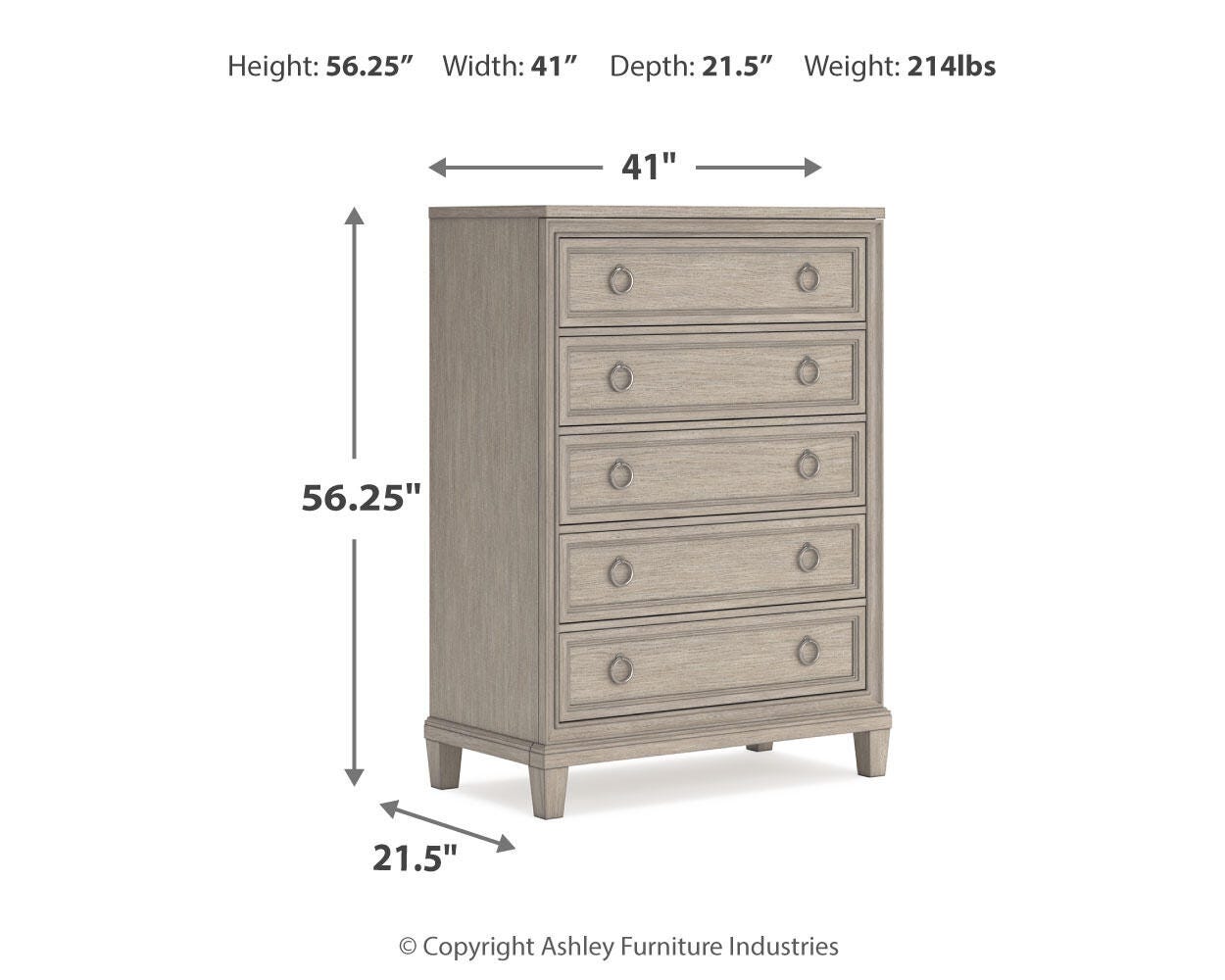 Jorlaina Chest of Drawers - image 4