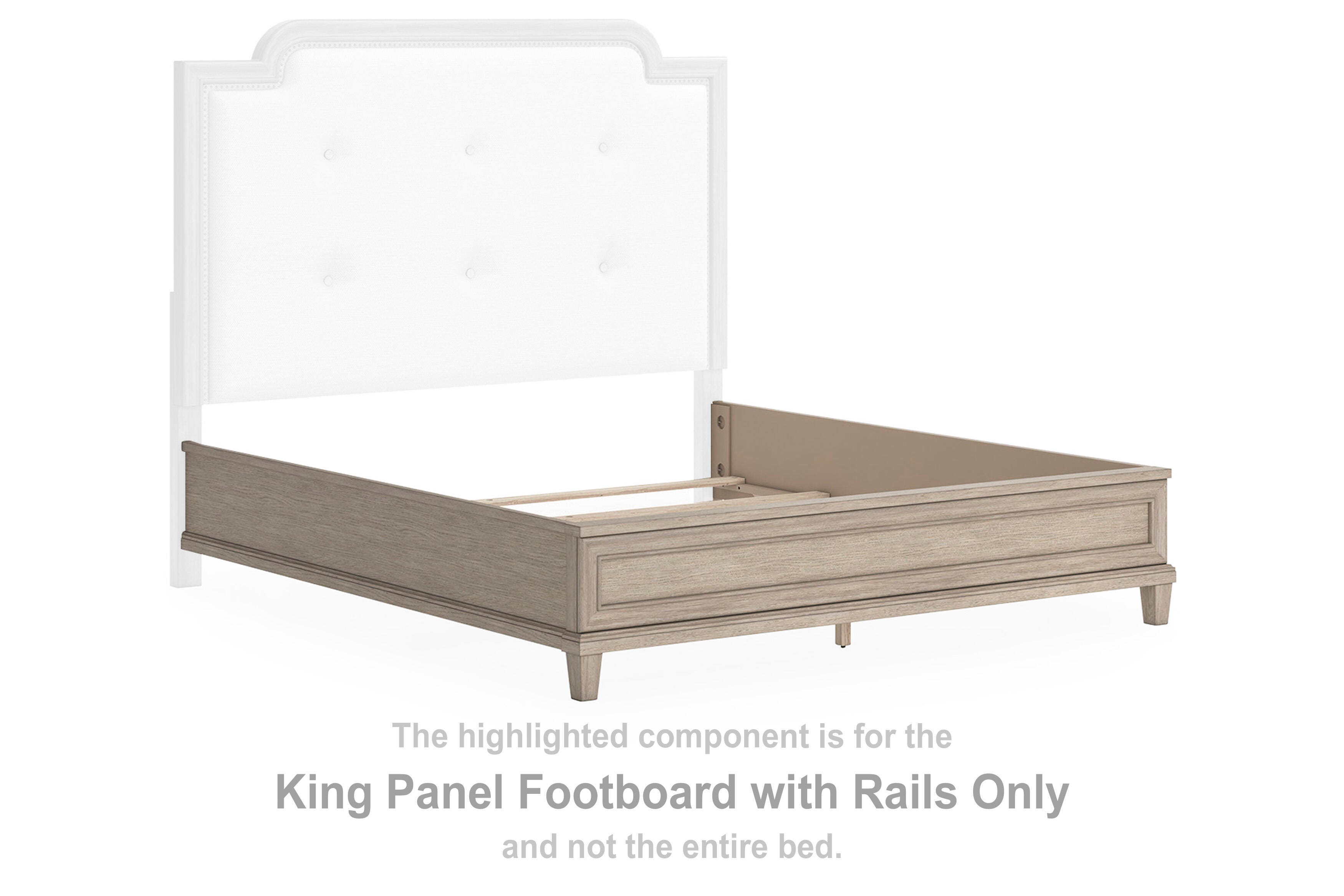 Jorlaina King Panel Piecera con rieles - image 1