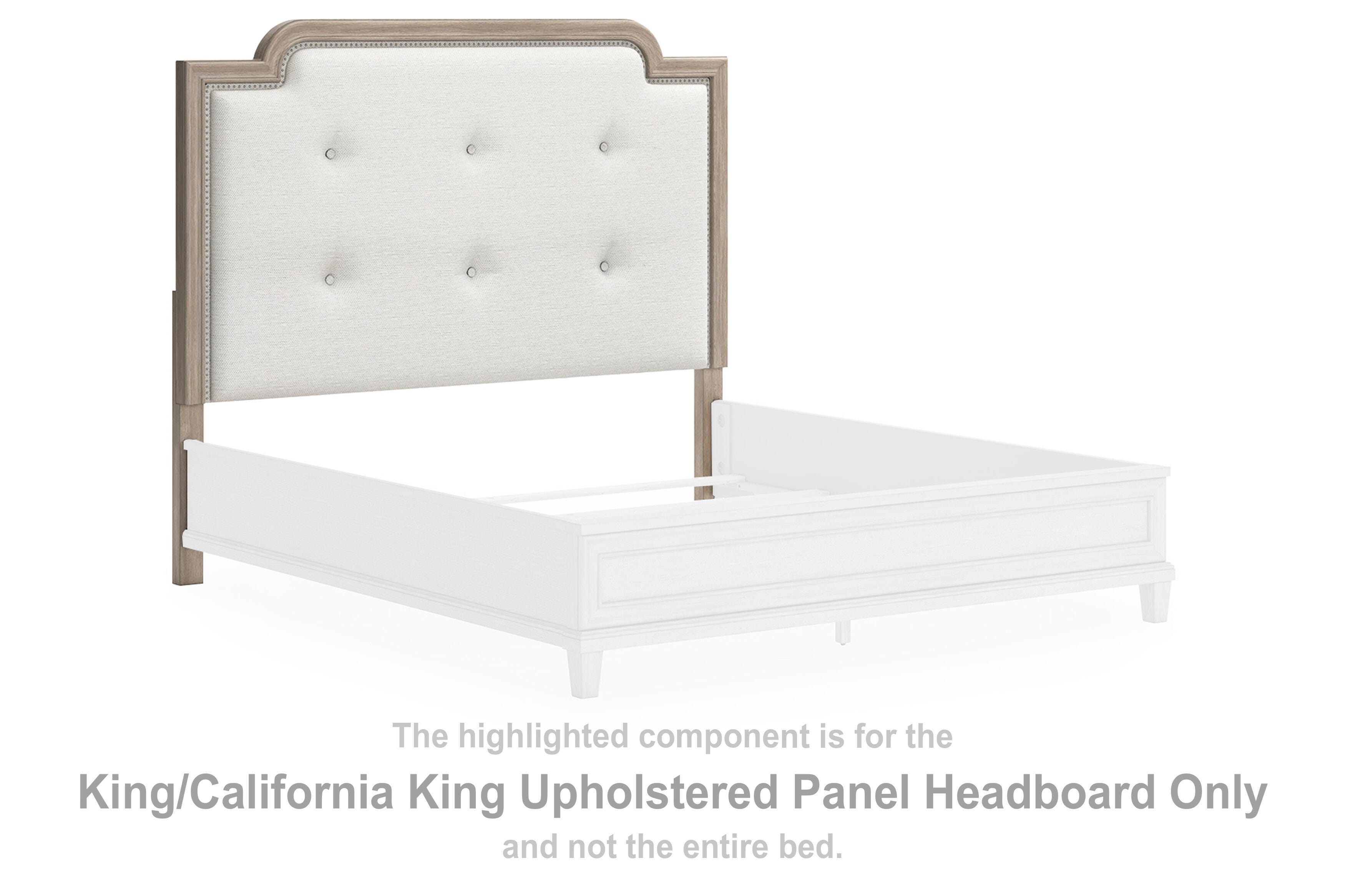 Jorlaina King/California King Upholstered Panel Headboard - image 1