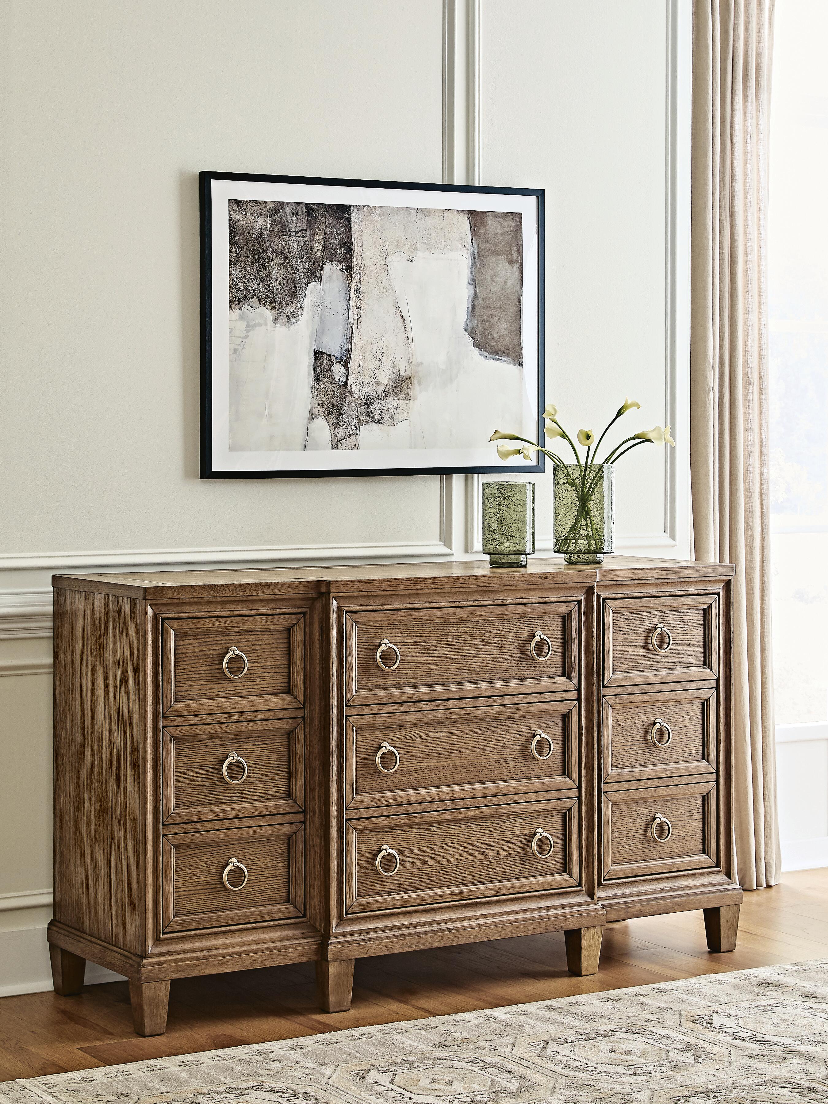 Jorlaina Dresser, Brown, rollover