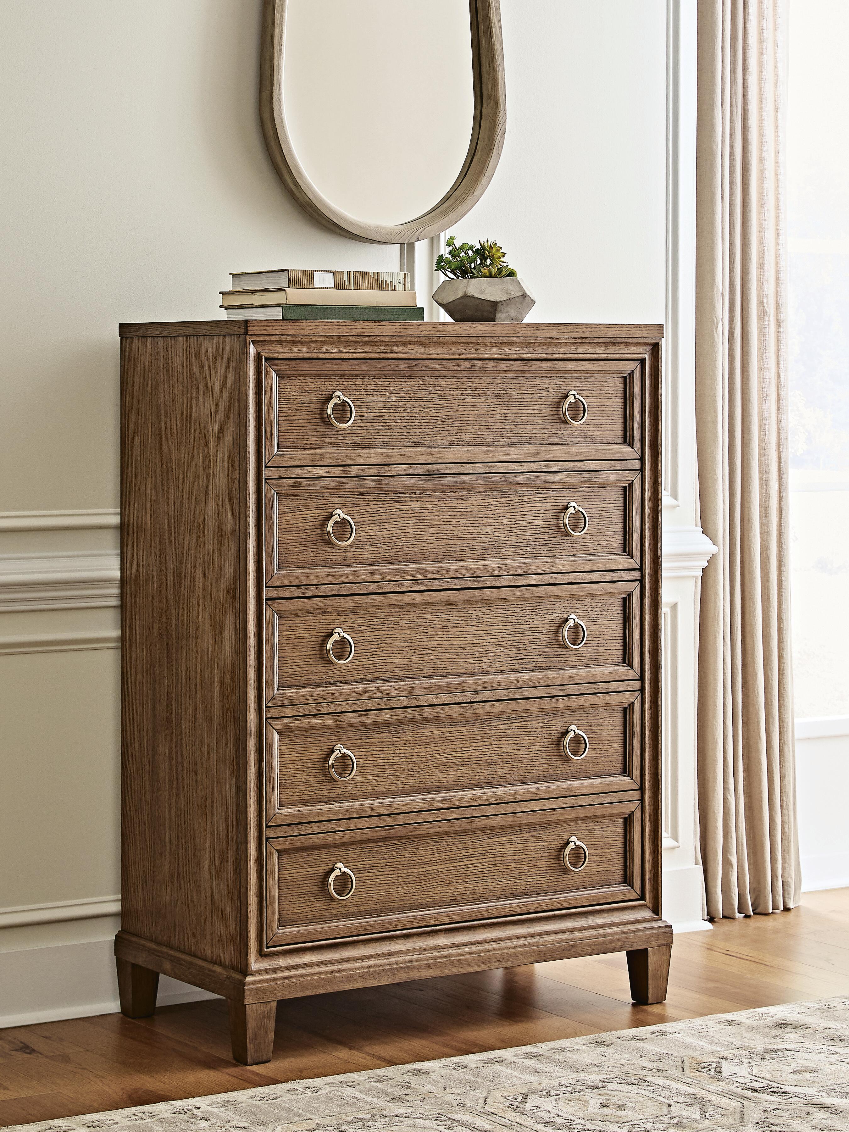 Jorlaina Chest of Drawers, Brown, rollover