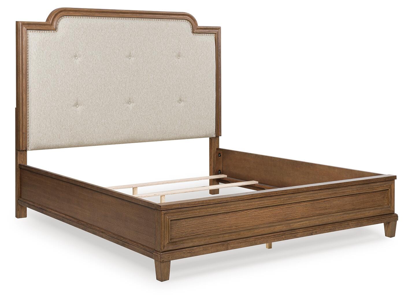 Jorlaina Queen Upholstered Panel Bed