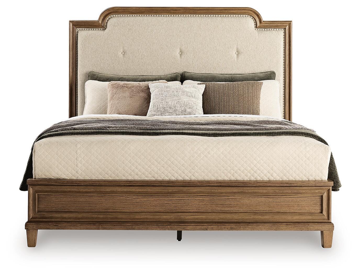 Jorlaina King Upholstered Panel Bed - image 3