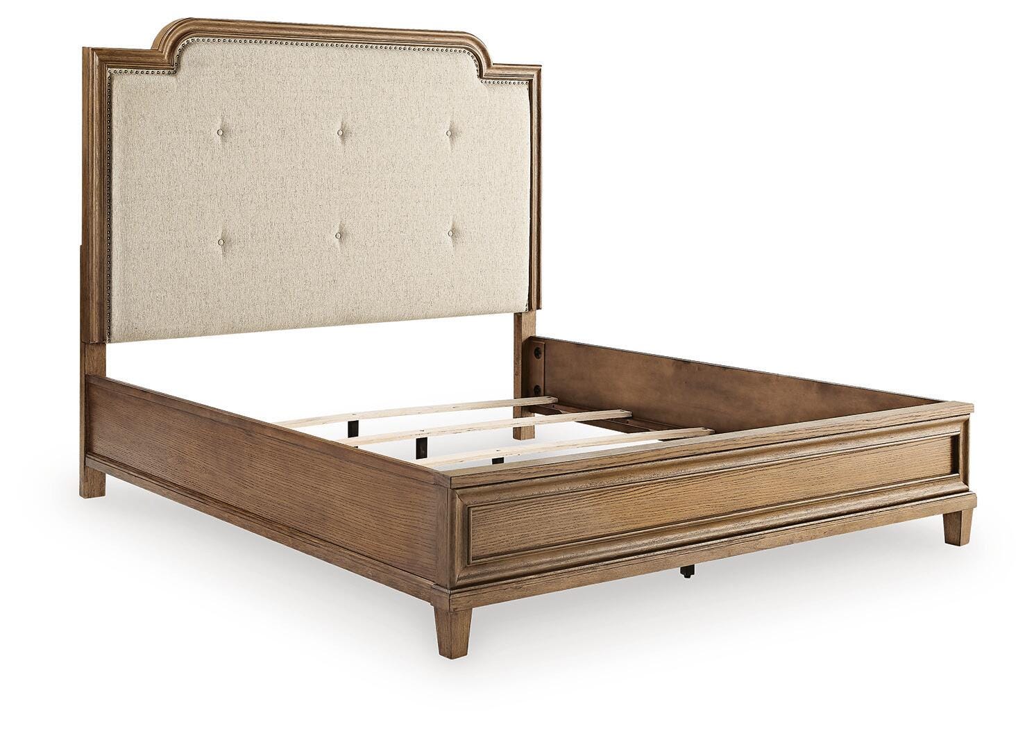 Jorlaina King Upholstered Panel Bed - image 4