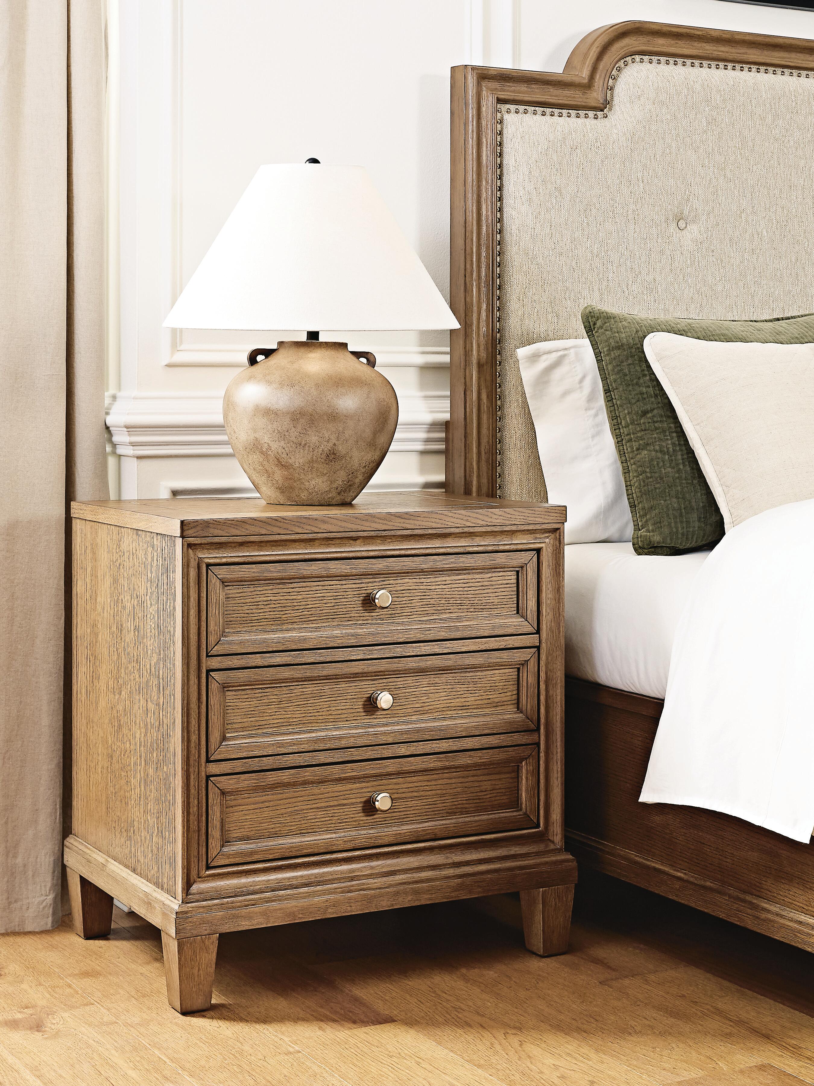 Jorlaina Nightstand, Brown, rollover