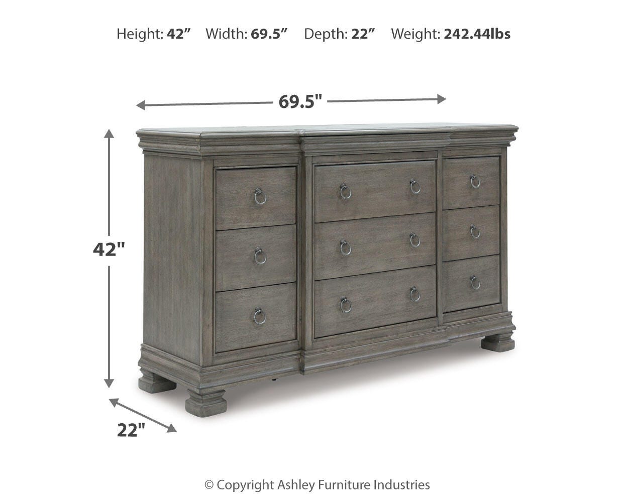 Lexorne Dresser, , large