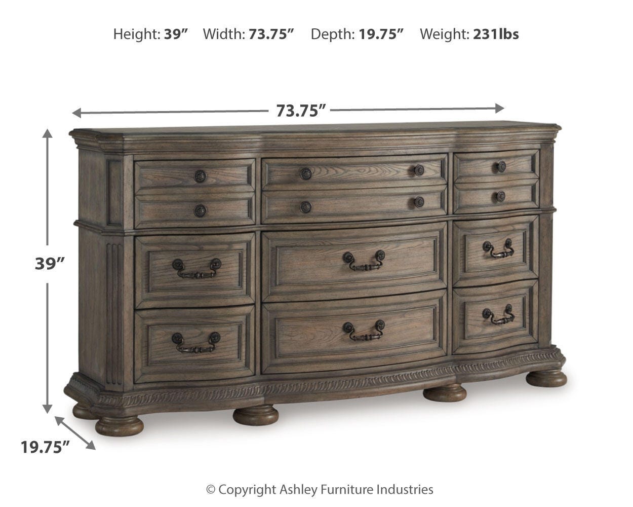 Ardenfield Dimensions