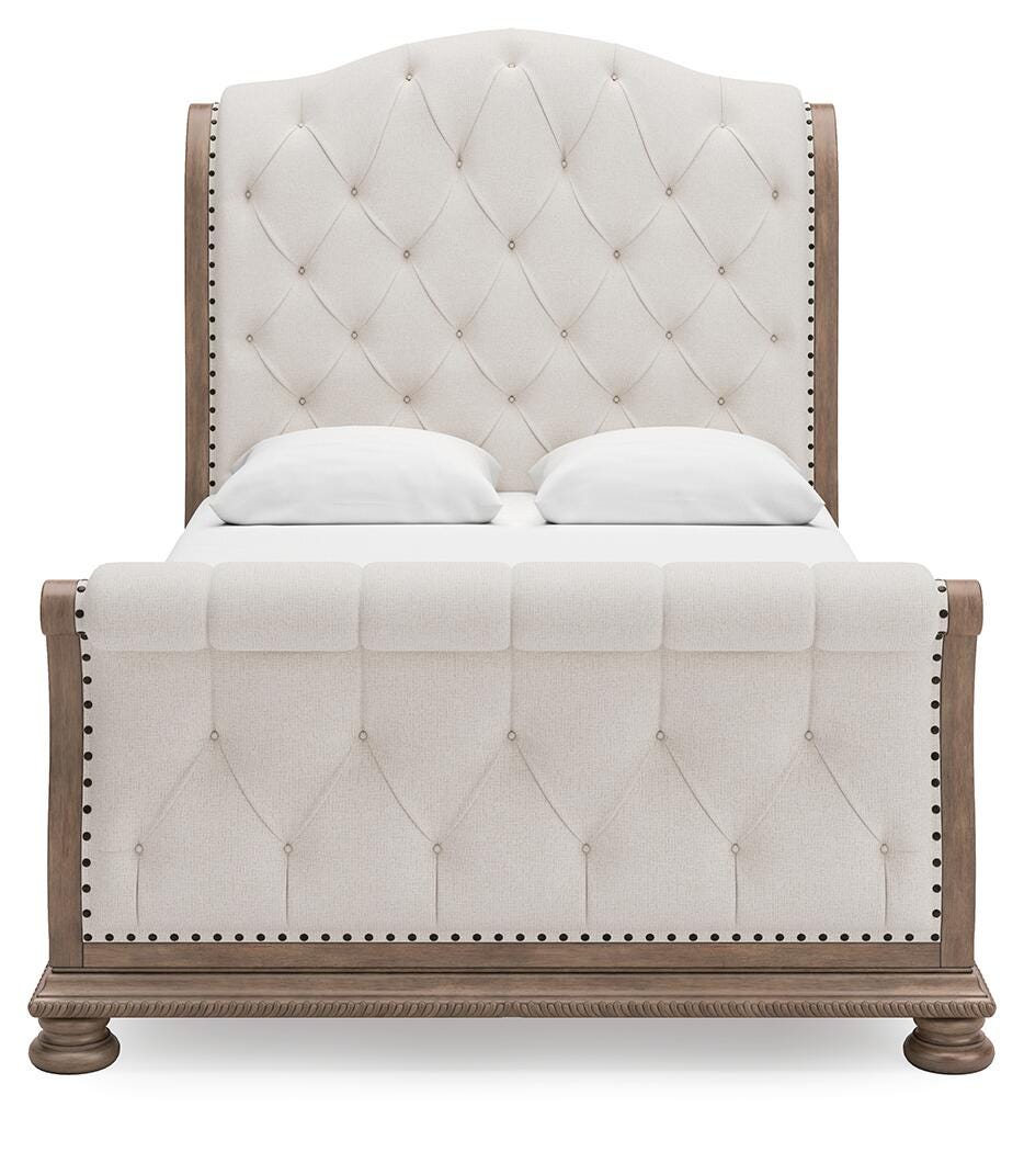 Cama trineo tapizada tamaño Queen Ardenfield - image 3