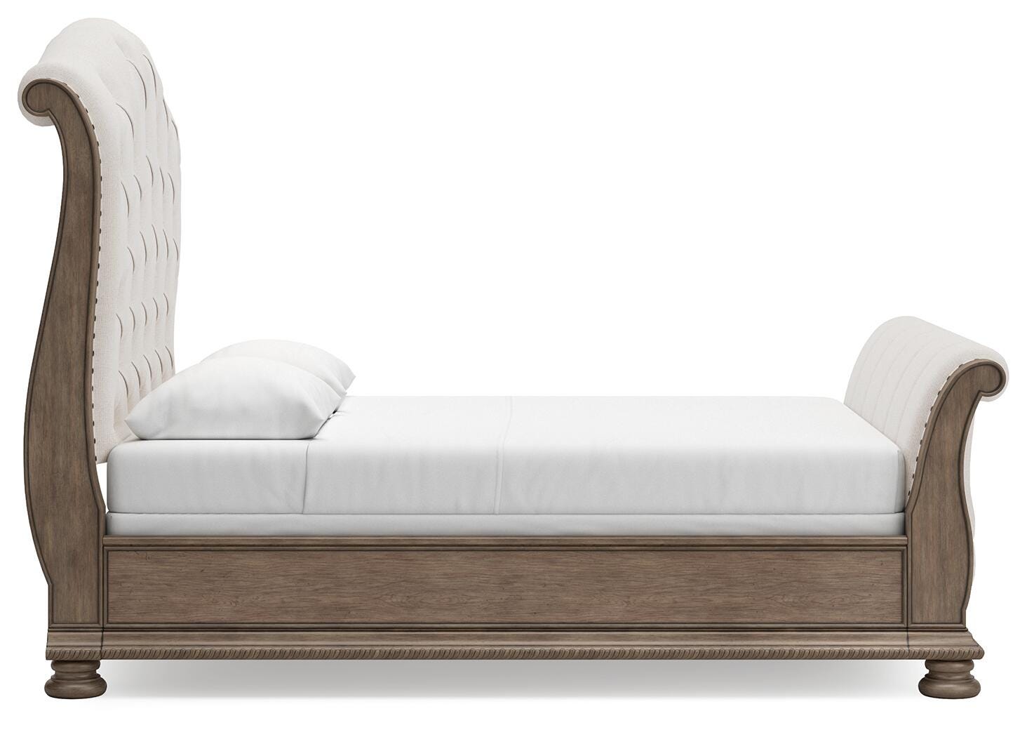 Cama trineo tapizada tamaño Queen Ardenfield - image 4