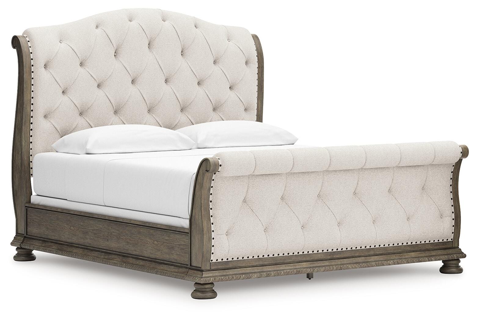 Cama trineo, cómoda y mesita de noche California King Ardenfield - image 7