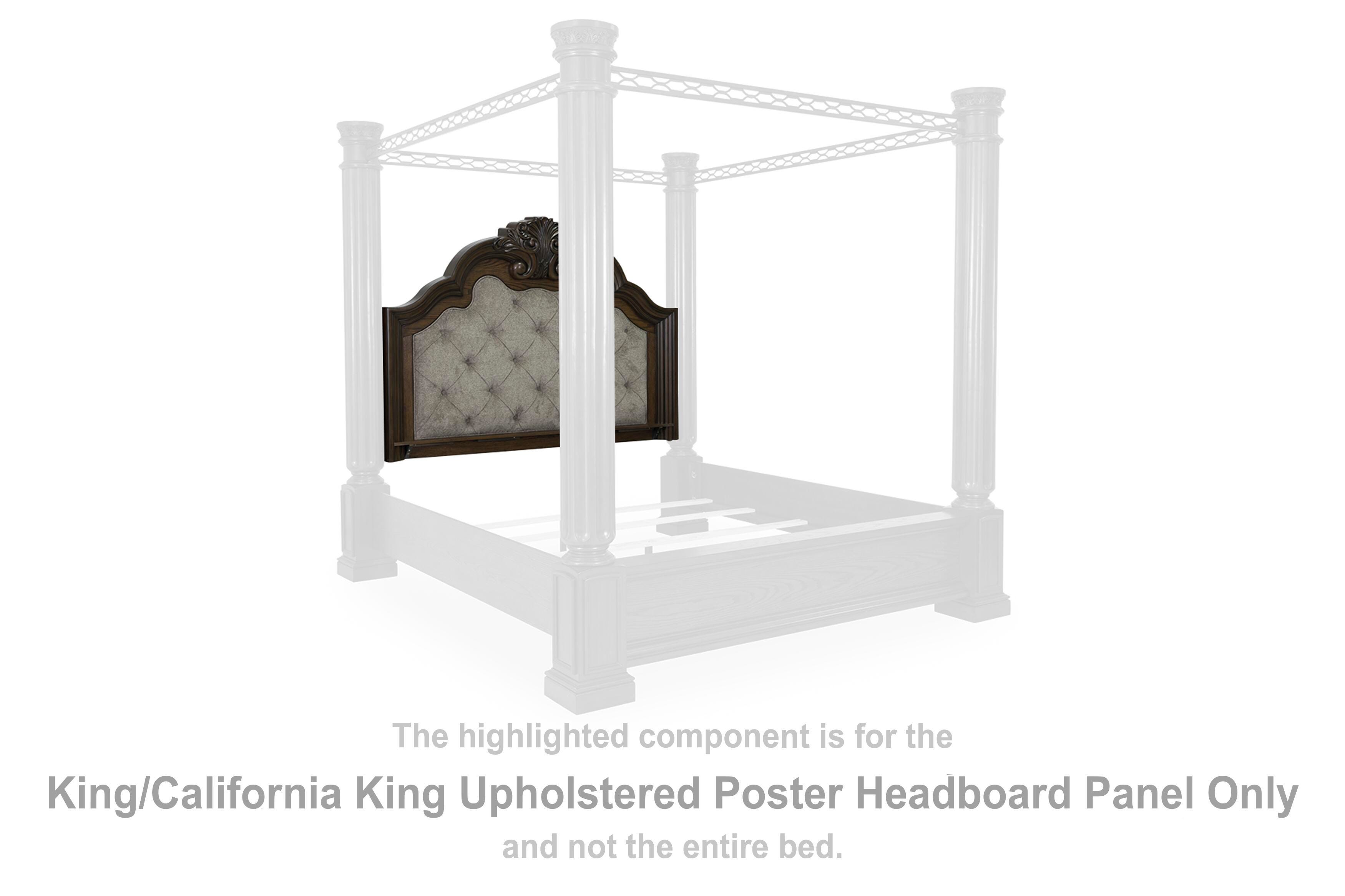 Maylee King/California King Upholstered Poster Headboard Panel