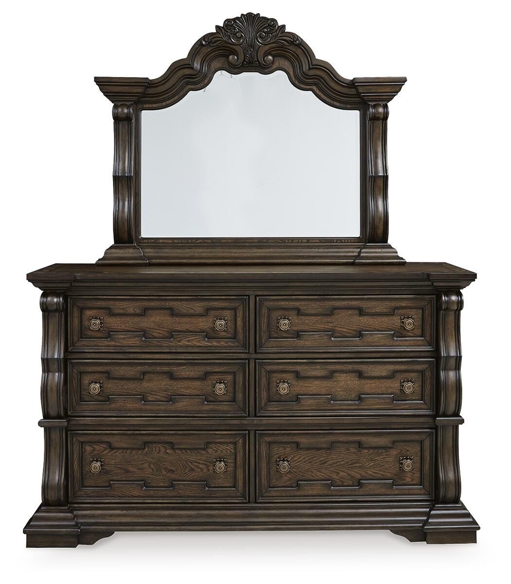 Maylee 6 Drawer Dresser and Mirror