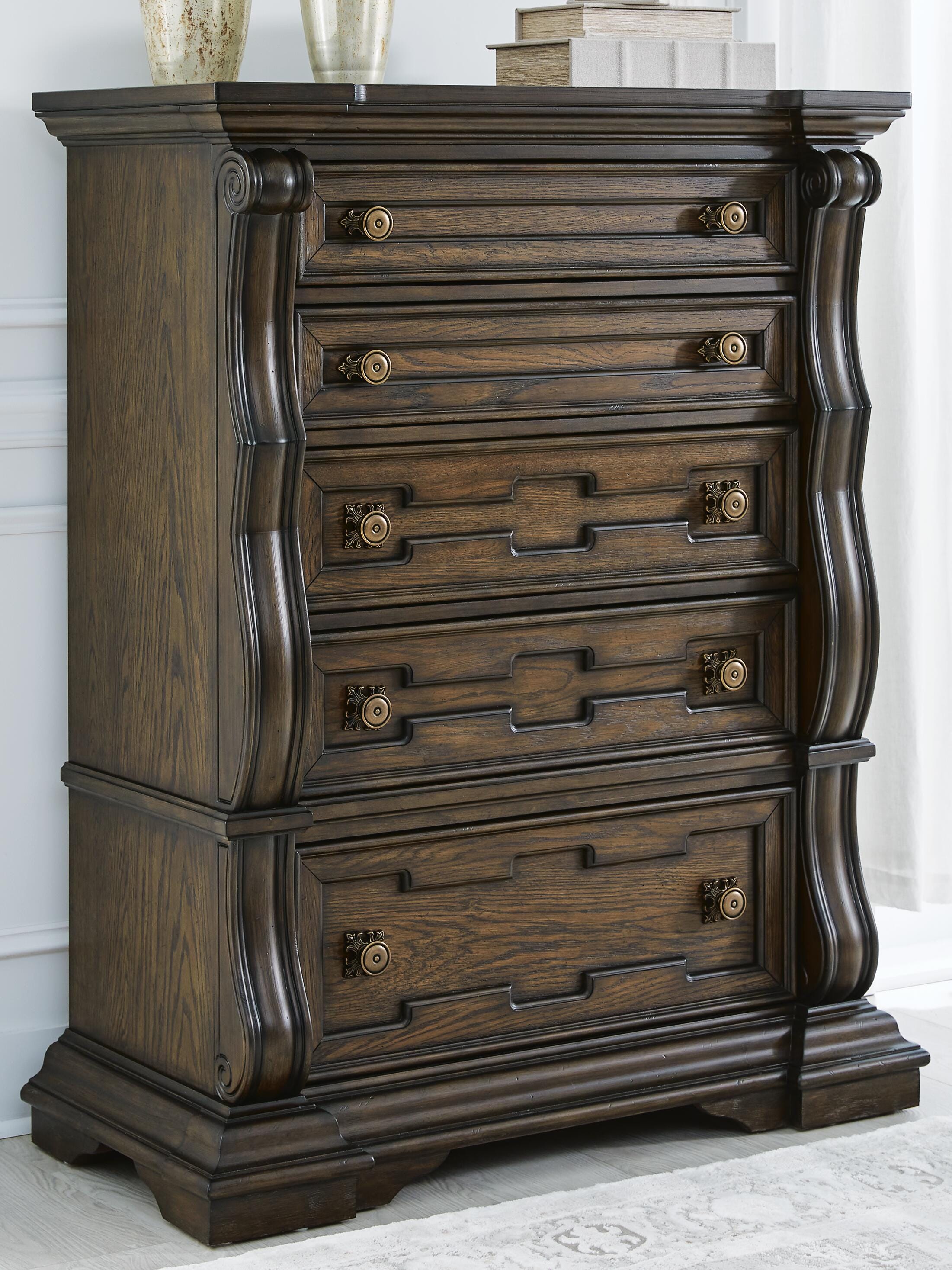 Maylee Queen Upholstered Bed, Dresser, Chest and Nightstand - image 22