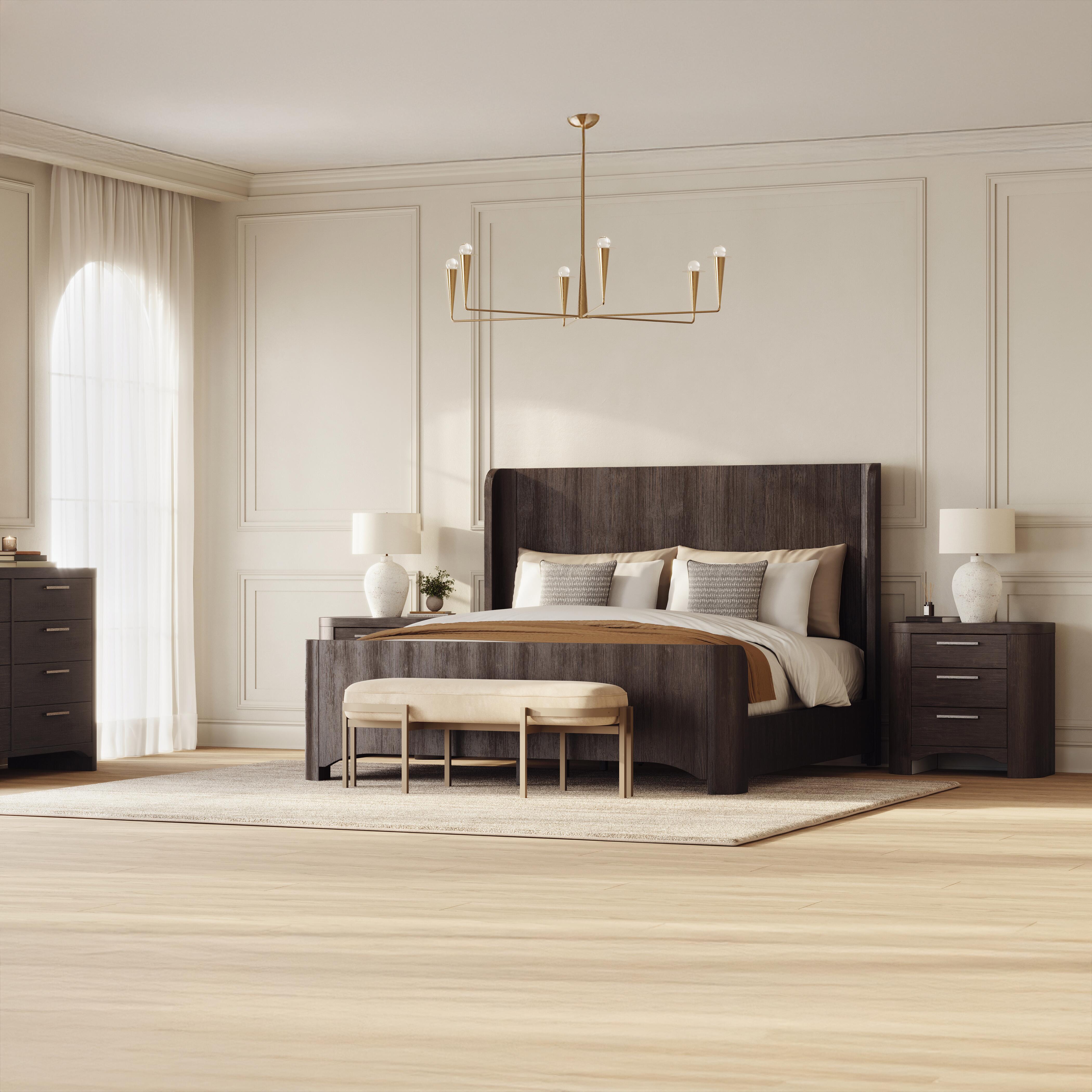 Neo California King Panel Bed, Rich Brown, large