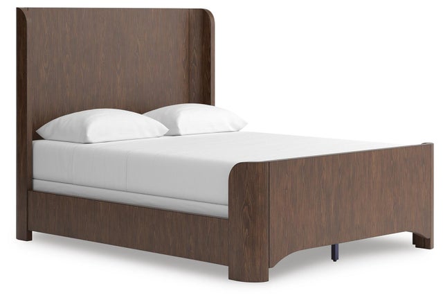 Ashley Luxe Neo Queen Wingback Bed