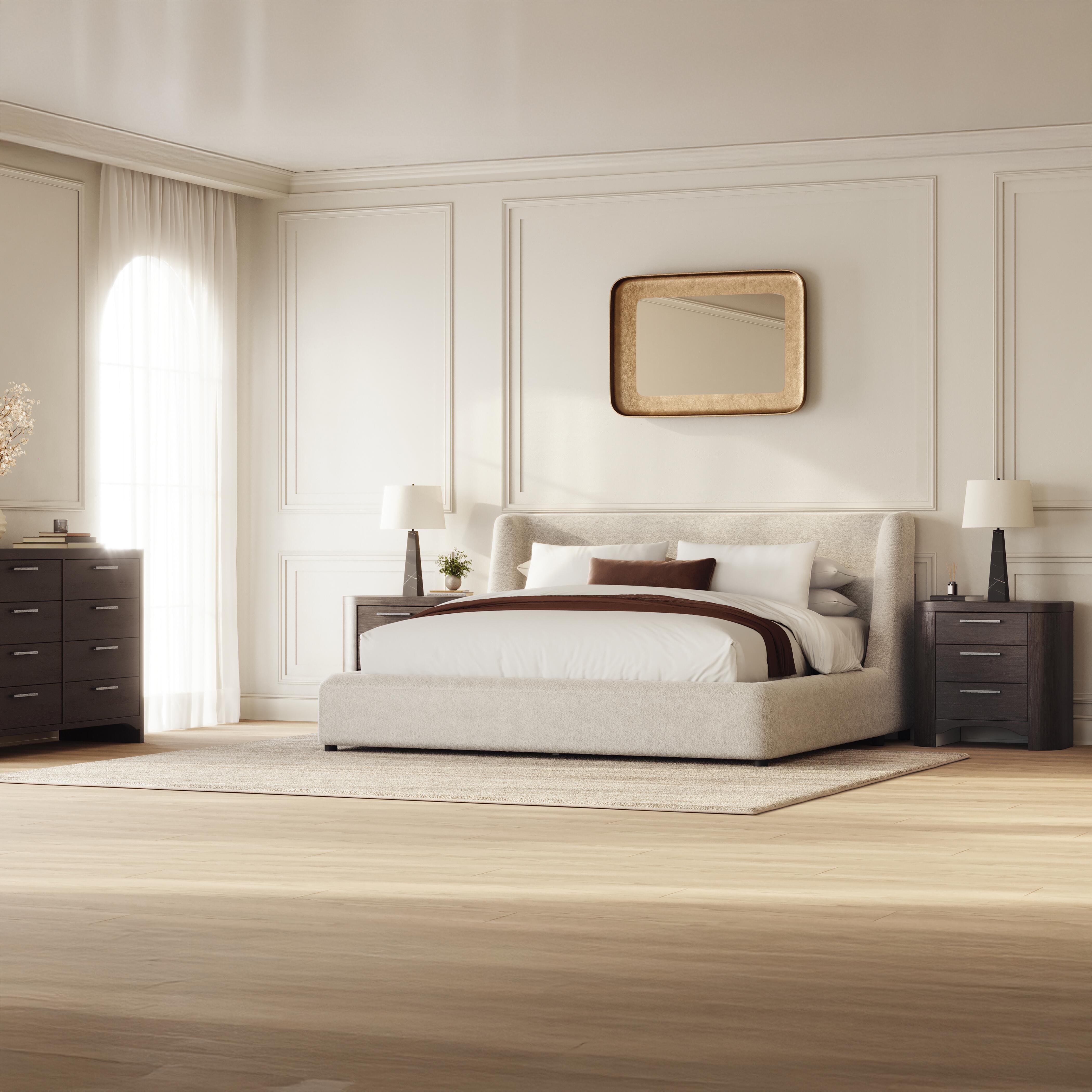 Neo Queen Upholstered Platform Bed - image 3