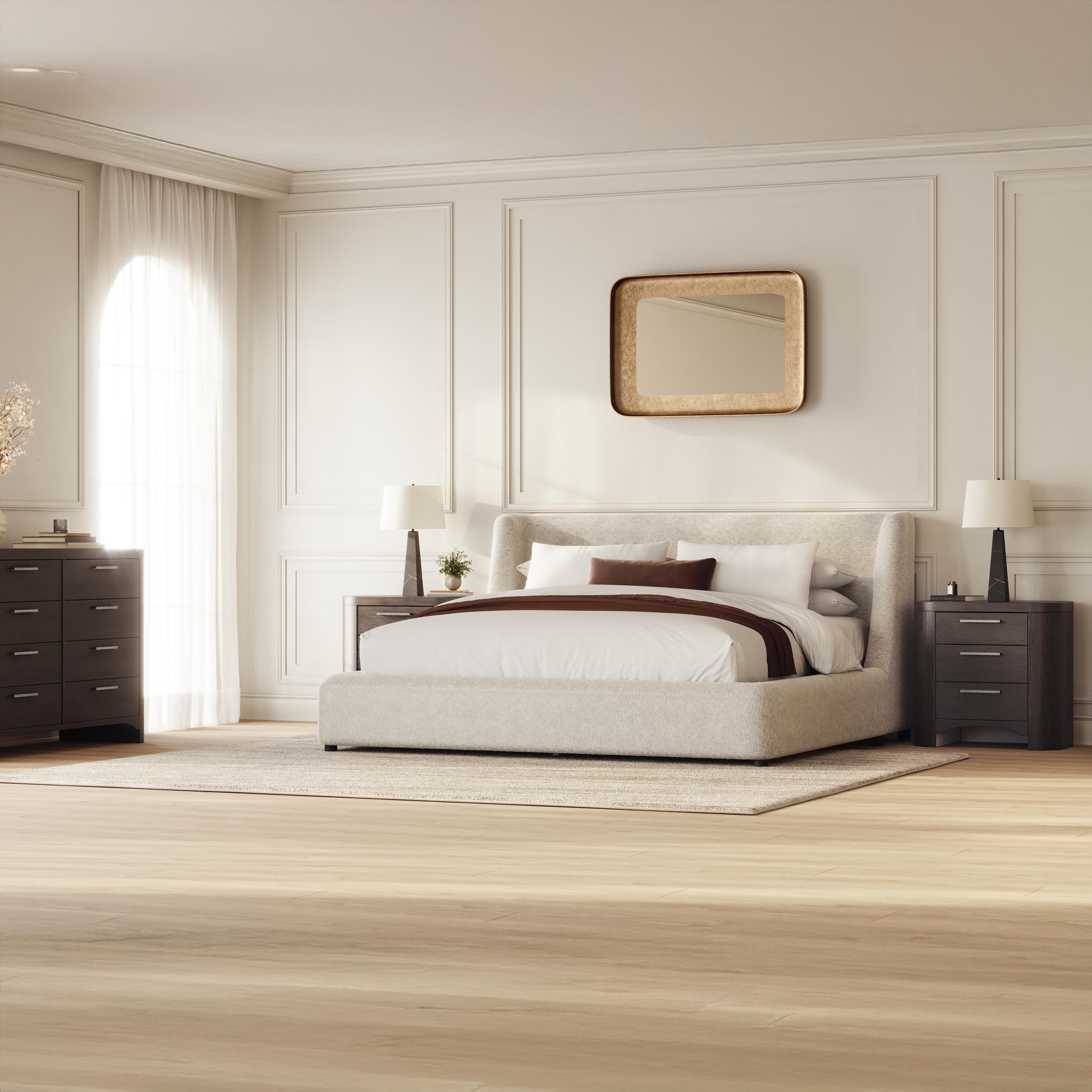 Neo King Upholstered Platform Bed - image 3