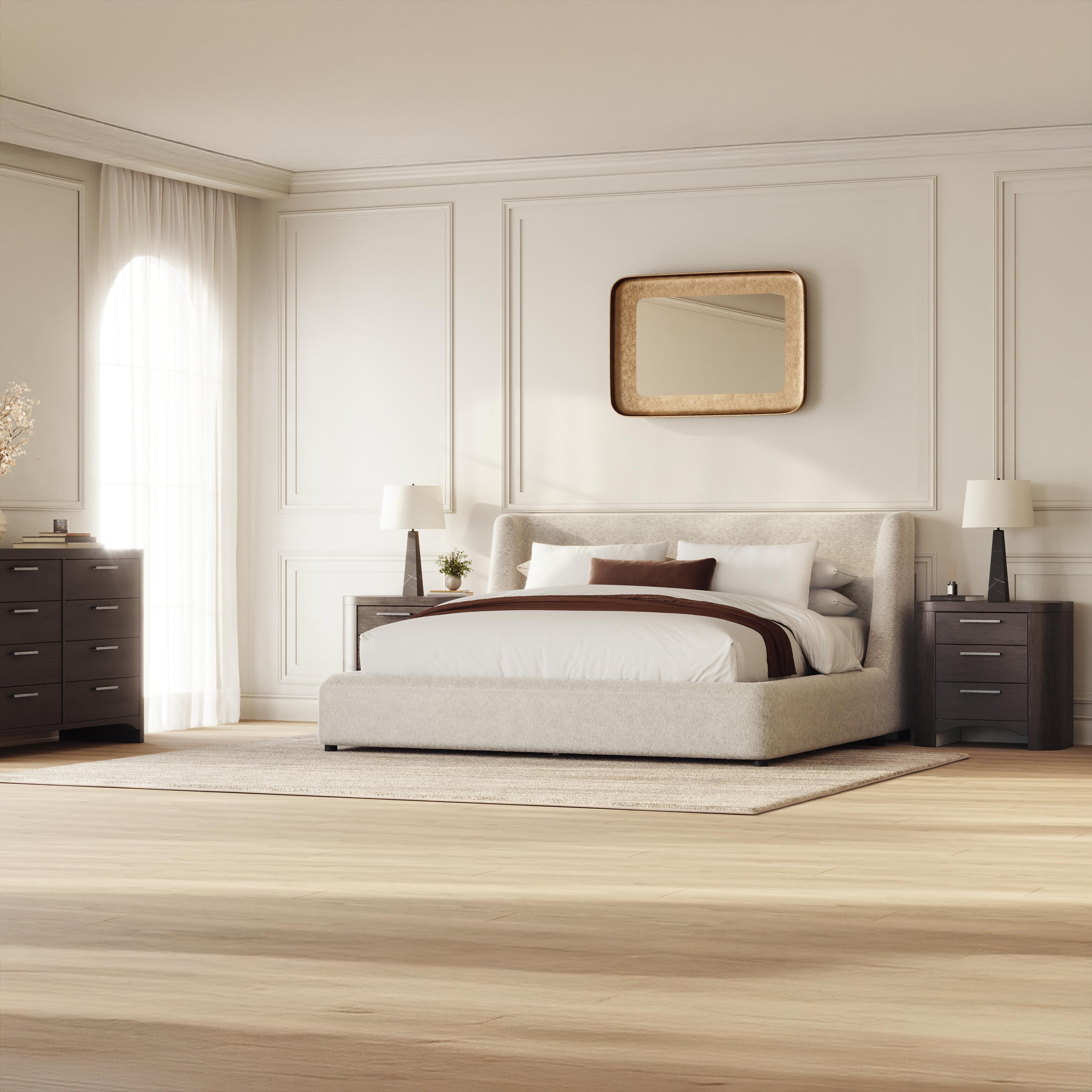 Neo California King Upholstered Platform Bed - image 3
