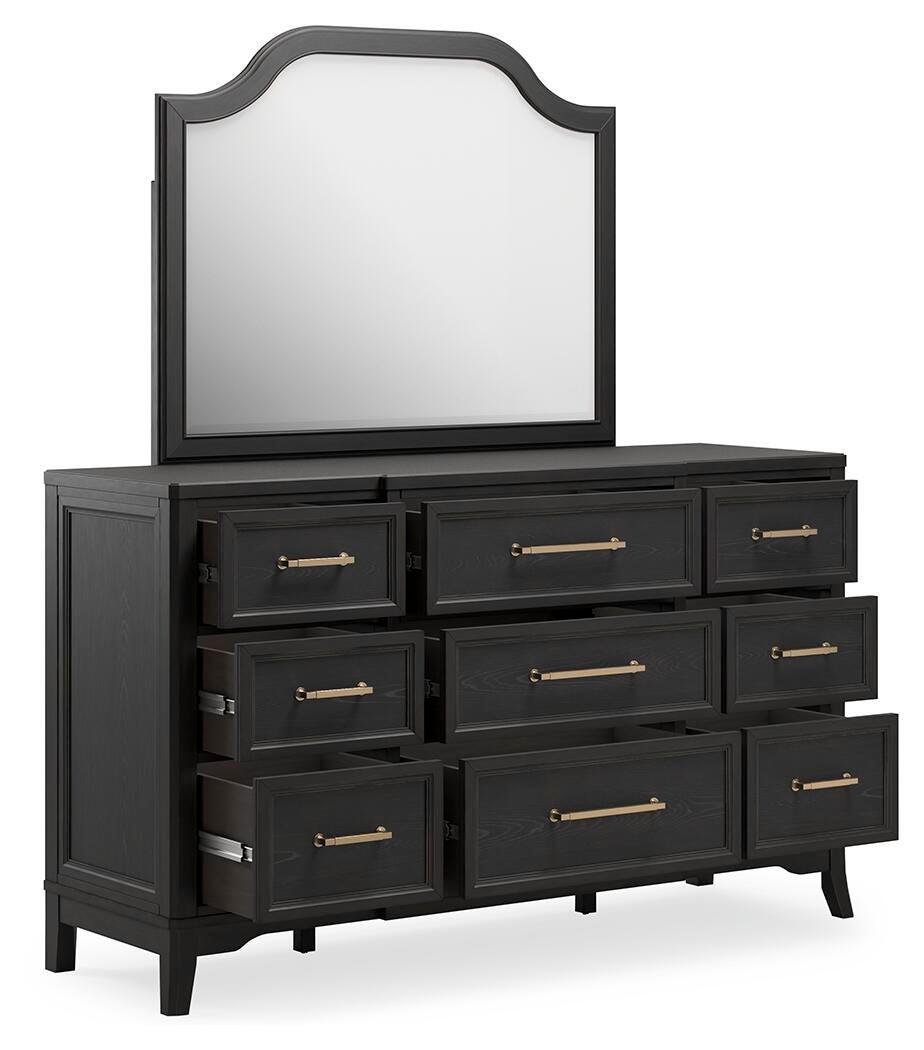Welltern 9 Drawer Dresser and Mirror | Ashley