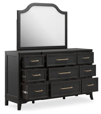 Welltern 9 Drawer Dresser and Mirror | Ashley Welltern 9 Drawer Dresser and Mirror | Ashley