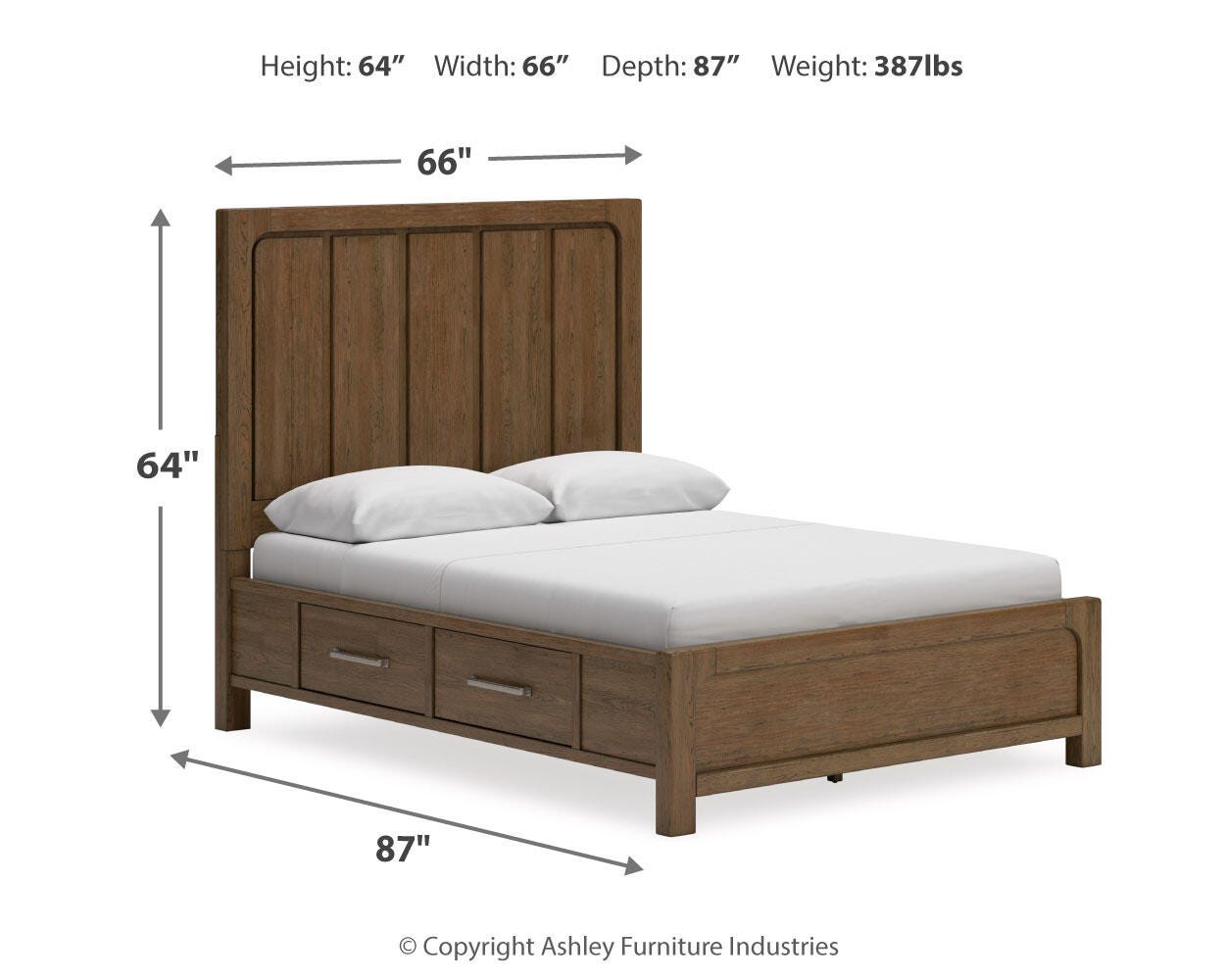 Cabalynn Queen Panel Bed with Storage - image 10