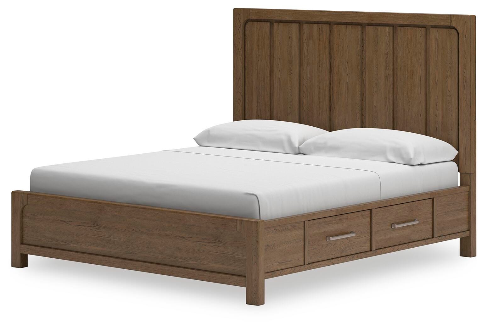 Cama con paneles, almacenaje, cómoda y espejo Cabalynn King - image 12
