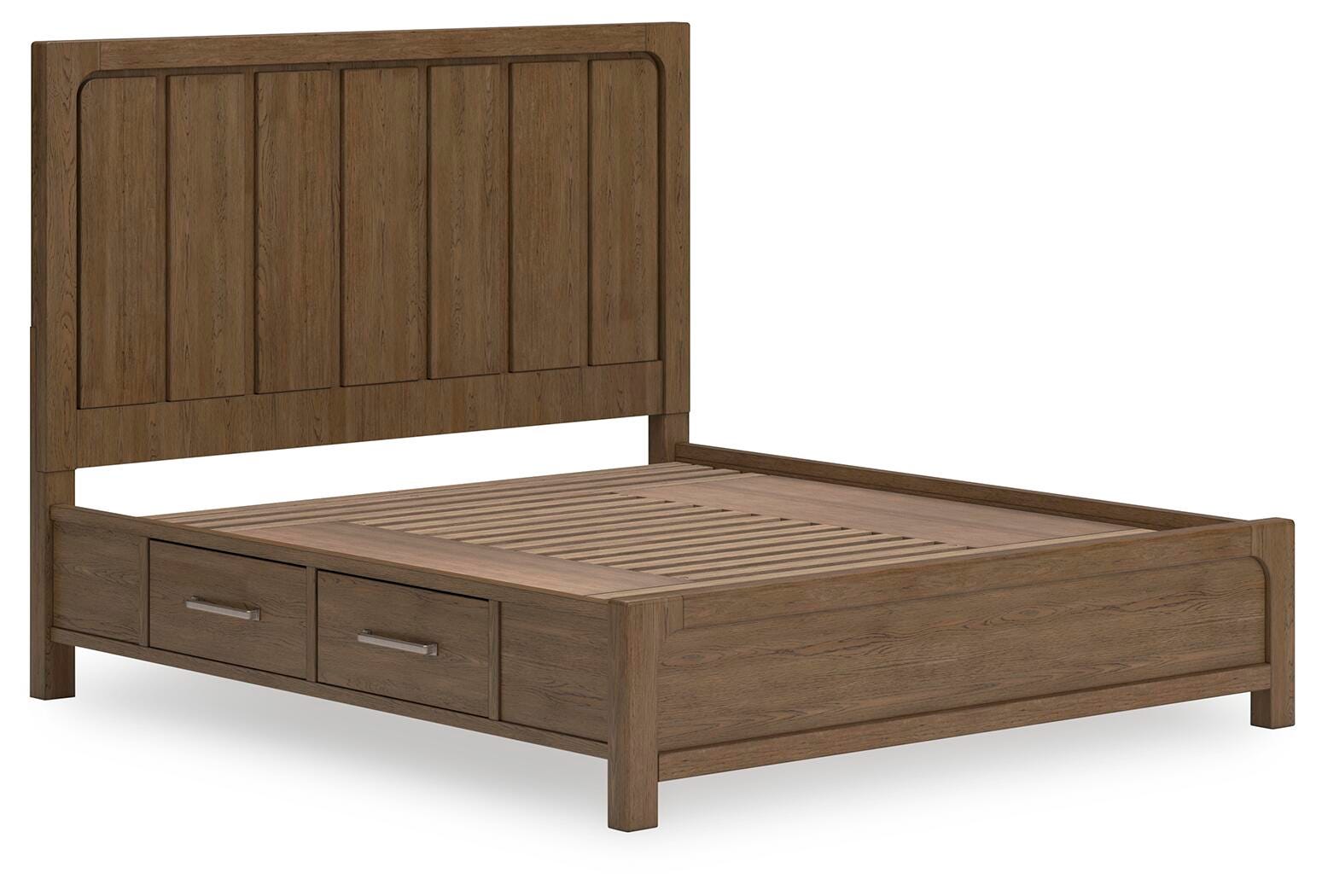 Cama con paneles, almacenaje, cómoda y espejo Cabalynn King - image 10