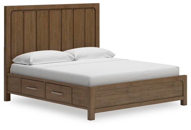 Cabalynn King Panel Bed with 4 Storage Drawers