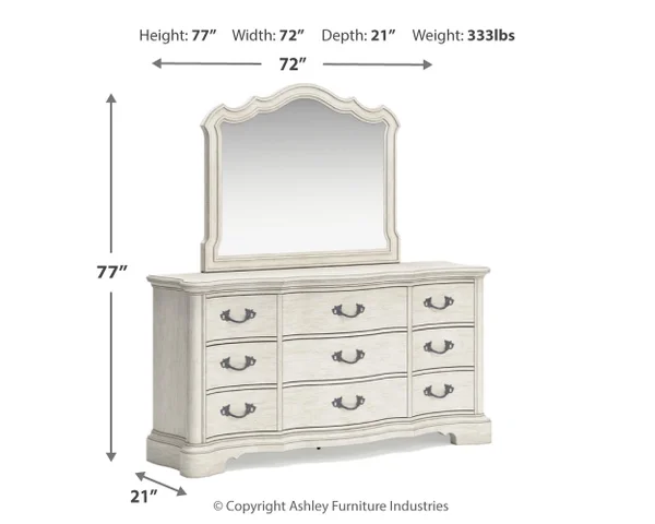 Arlendyne 9 Drawer Dresser with Mirror | Ashley Arlendyne 9 Drawer Dresser with Mirror | Ashley