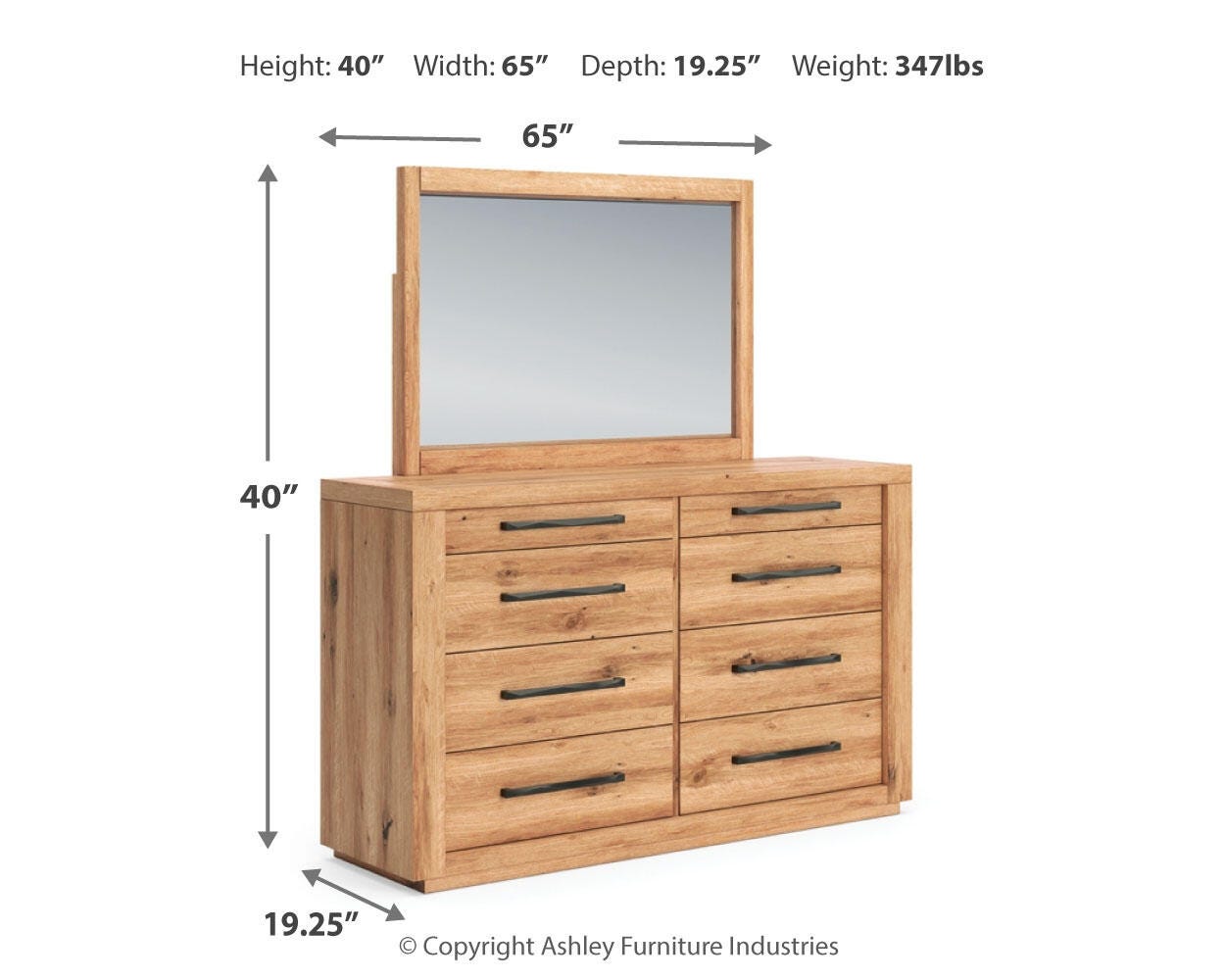 Bracken Dresser and Mirror - image 11