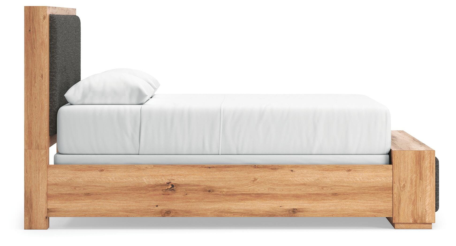 Cama Queen Bracken con paneles tapizados - image 7