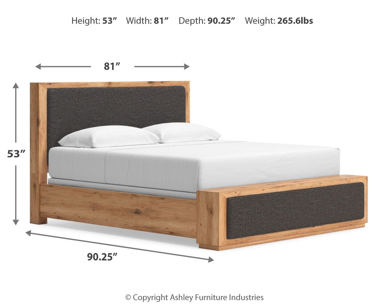 Bracken King Upholstered Panel Bed - image 9