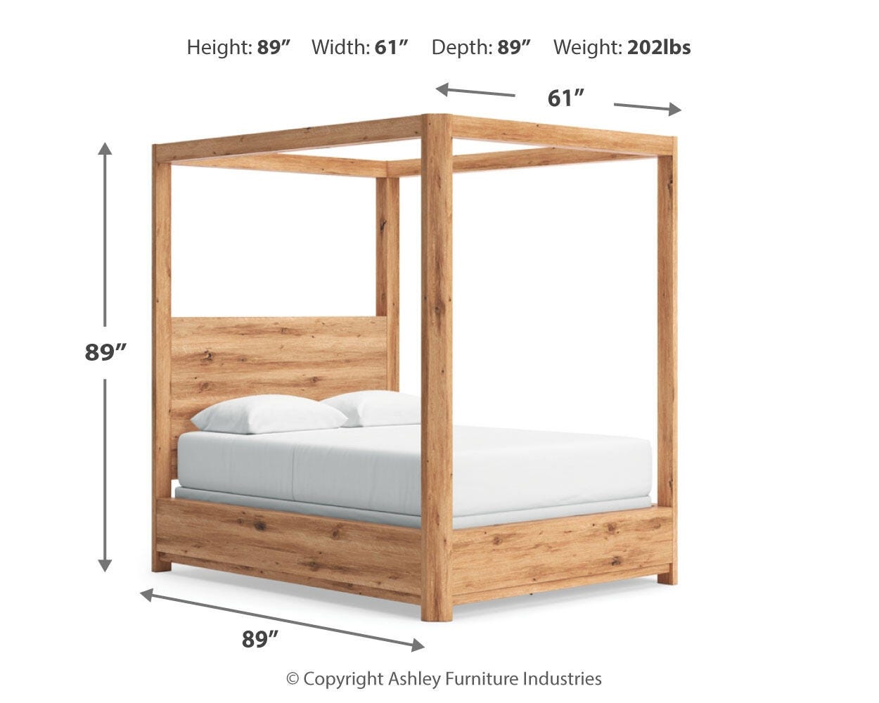 Bracken Queen Canopy Bed - image 9
