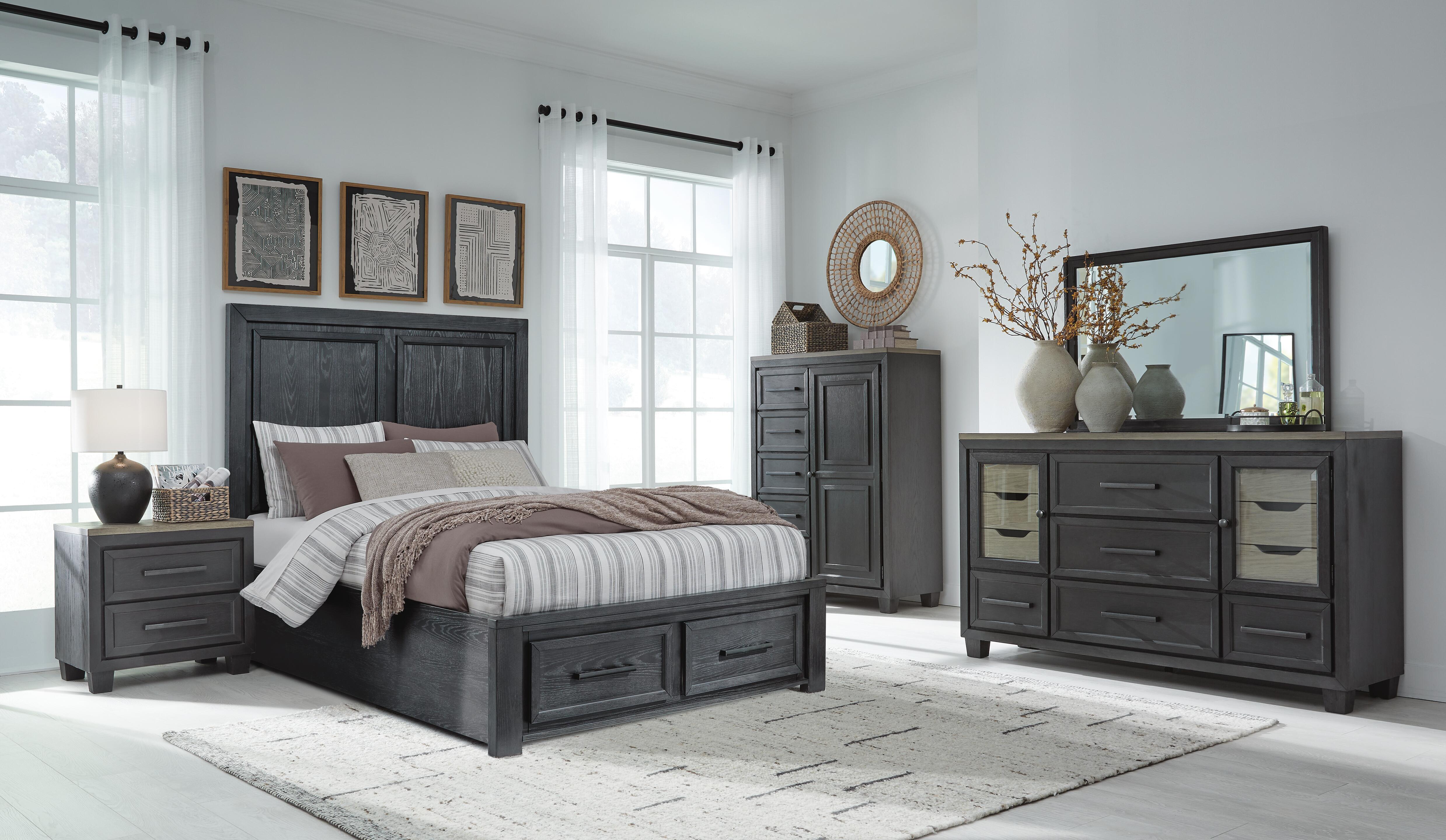 Foyland Queen Storage Bed, Dresser, Mirror and Nightstand - image 15