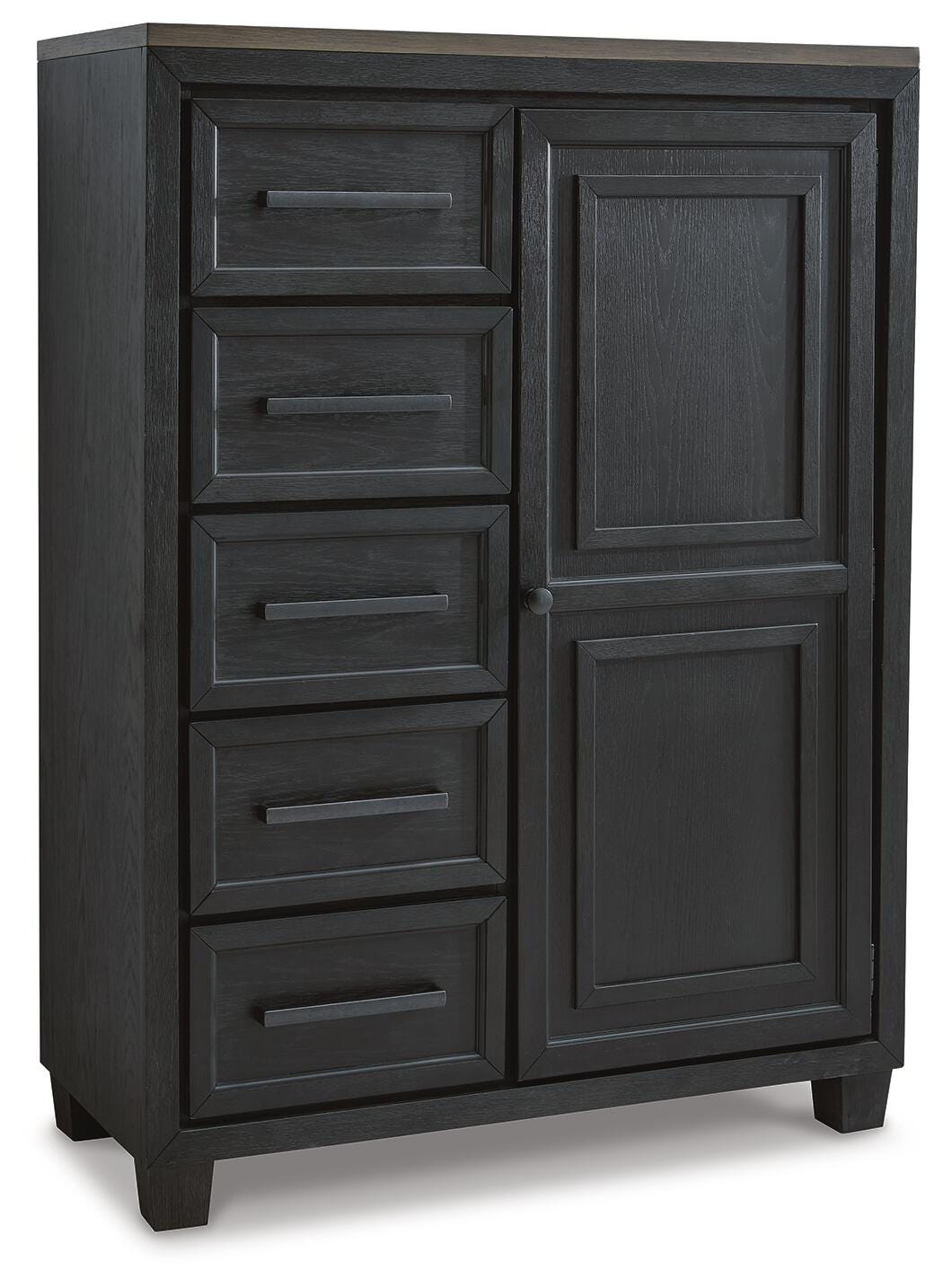 Foyland Cal King Panel Storage Bed, Dresser, Mirror, Chest and Nightstand - image 5