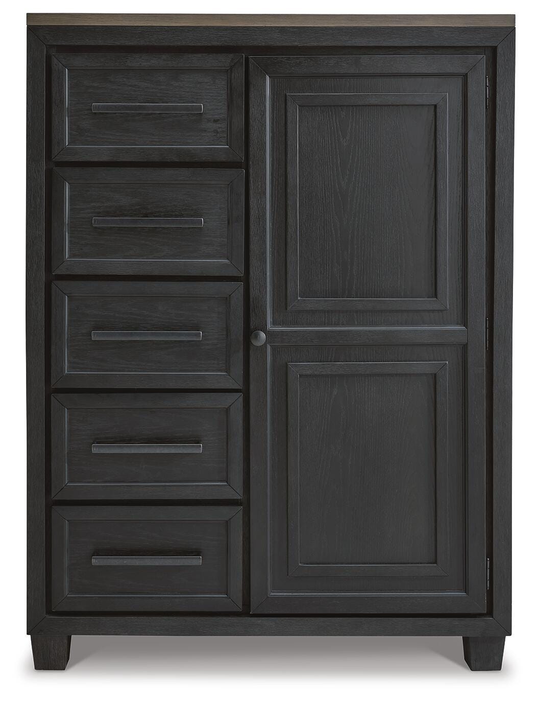 Foyland Cal King Panel Storage Bed, Dresser, Mirror, Chest and Nightstand - image 4