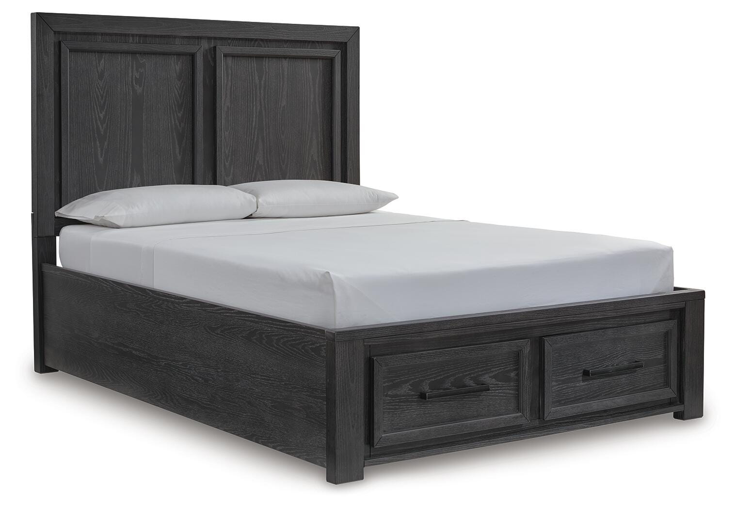 Foyland Queen Panel Storage Bed, Dresser and Mirror - image 4