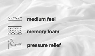 Chime 8 Inch Memory Foam Full Mattress in a Box