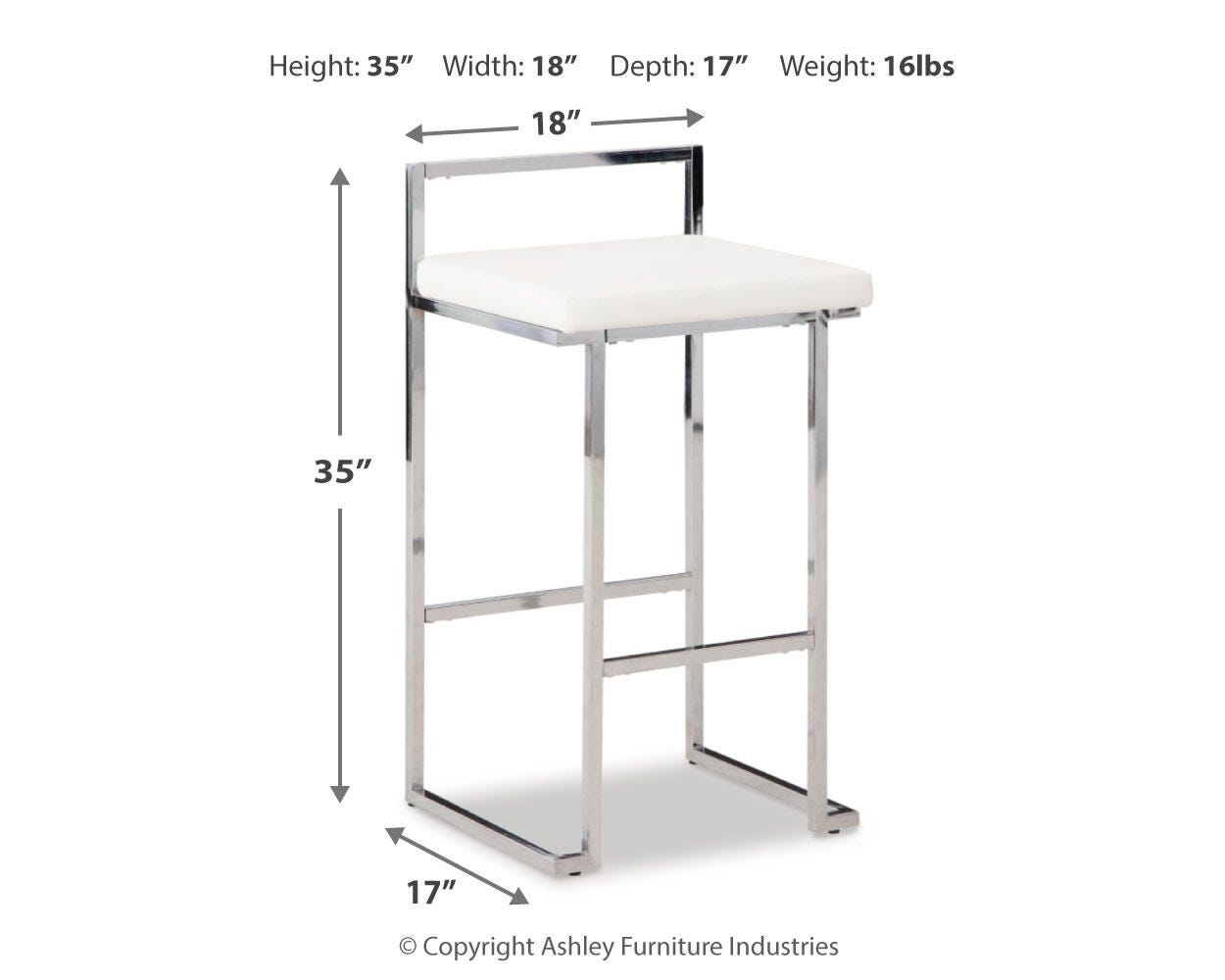 Madanere Bar Height Bar Stool, , large