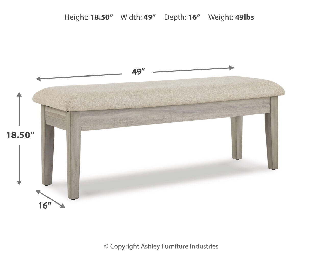 Parellen 48" Bench - image 7