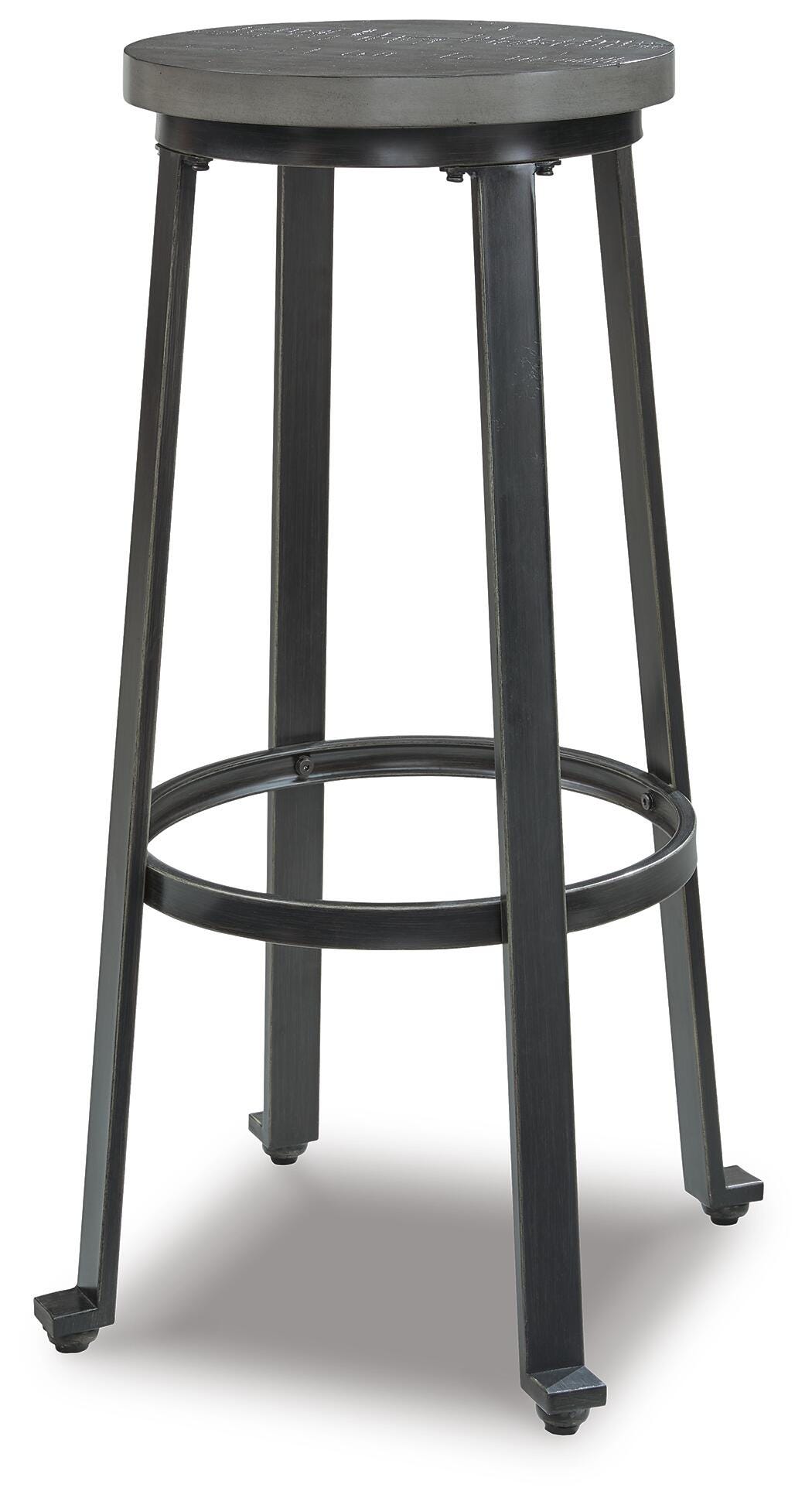 Challiman Bar Height Stool, Antique Gray, large