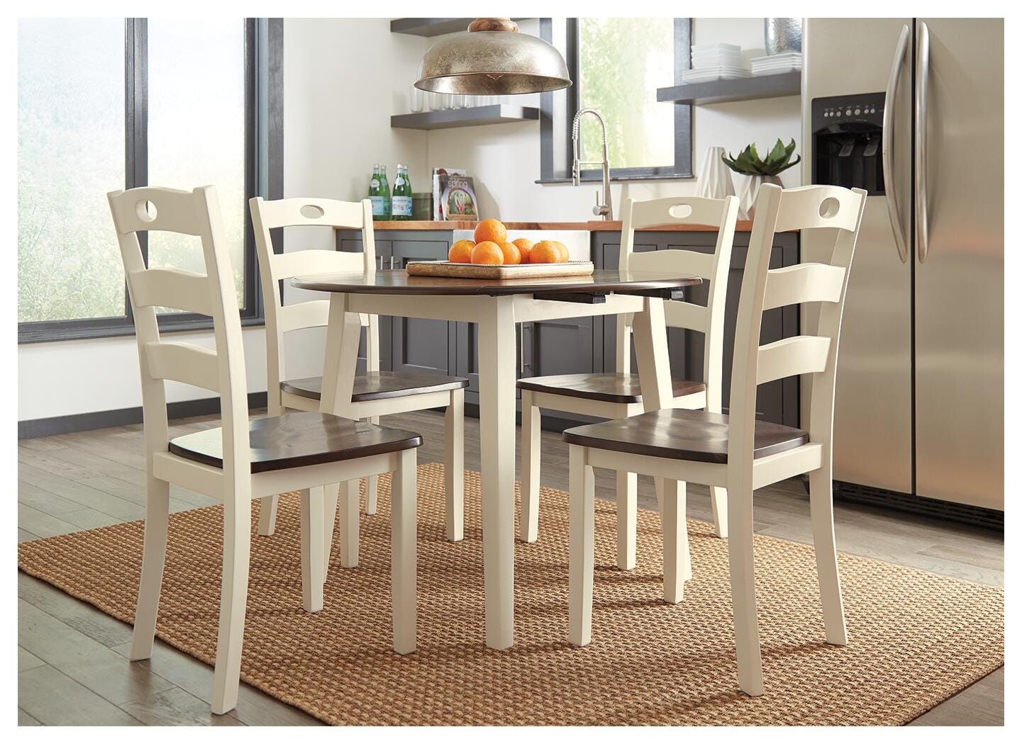 Woodanville Dining Drop Leaf Table, , large