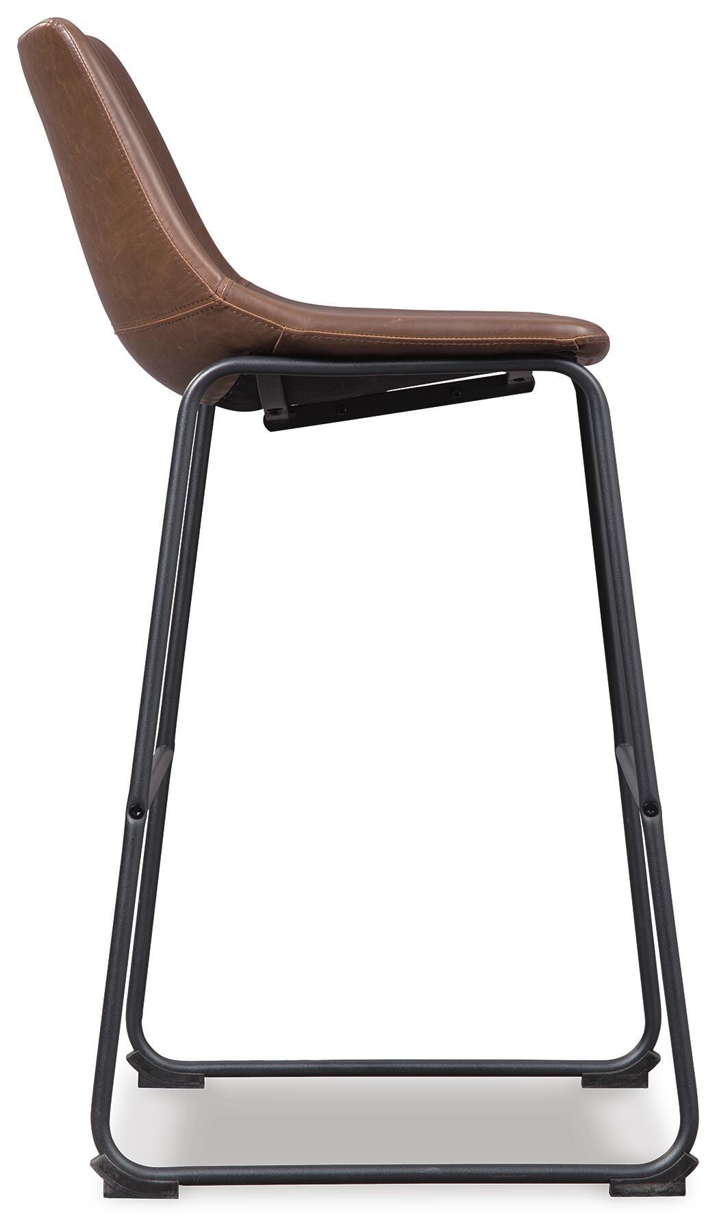 Centiar Pub Height Bar Stool, Brown, large