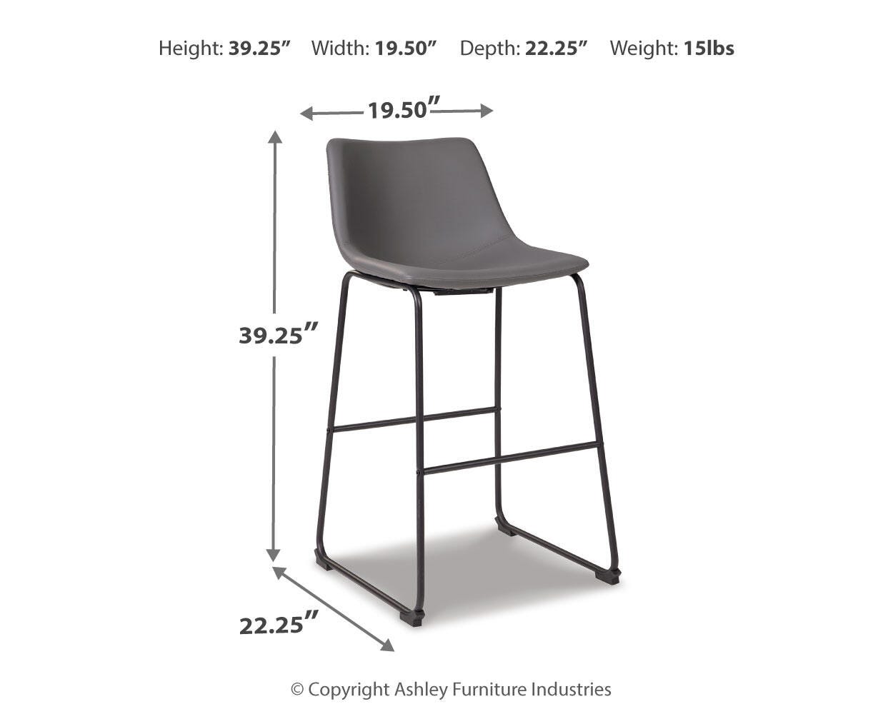 Centiar Pub Height Bar Stool - image 7