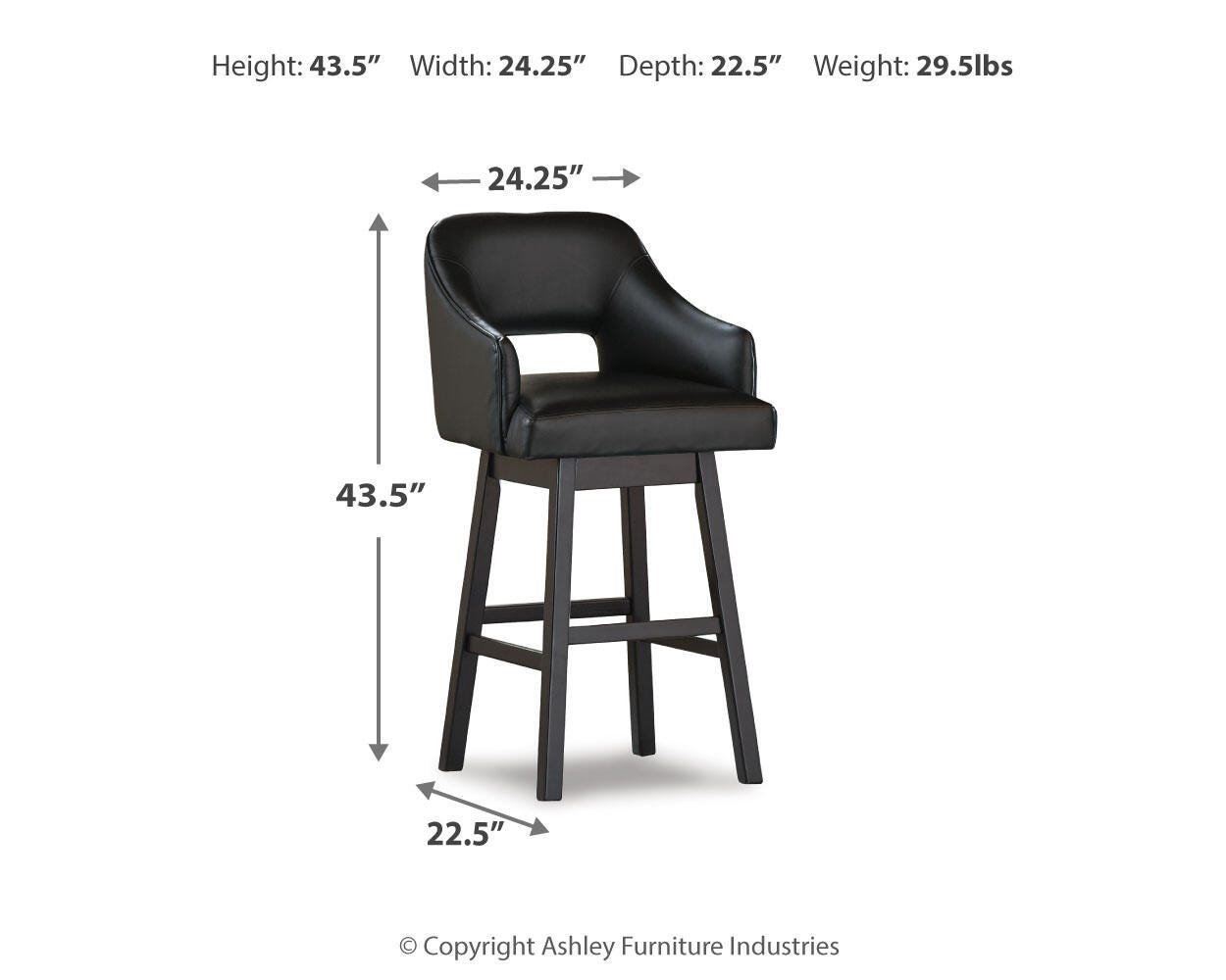Tallenger Dimensions
