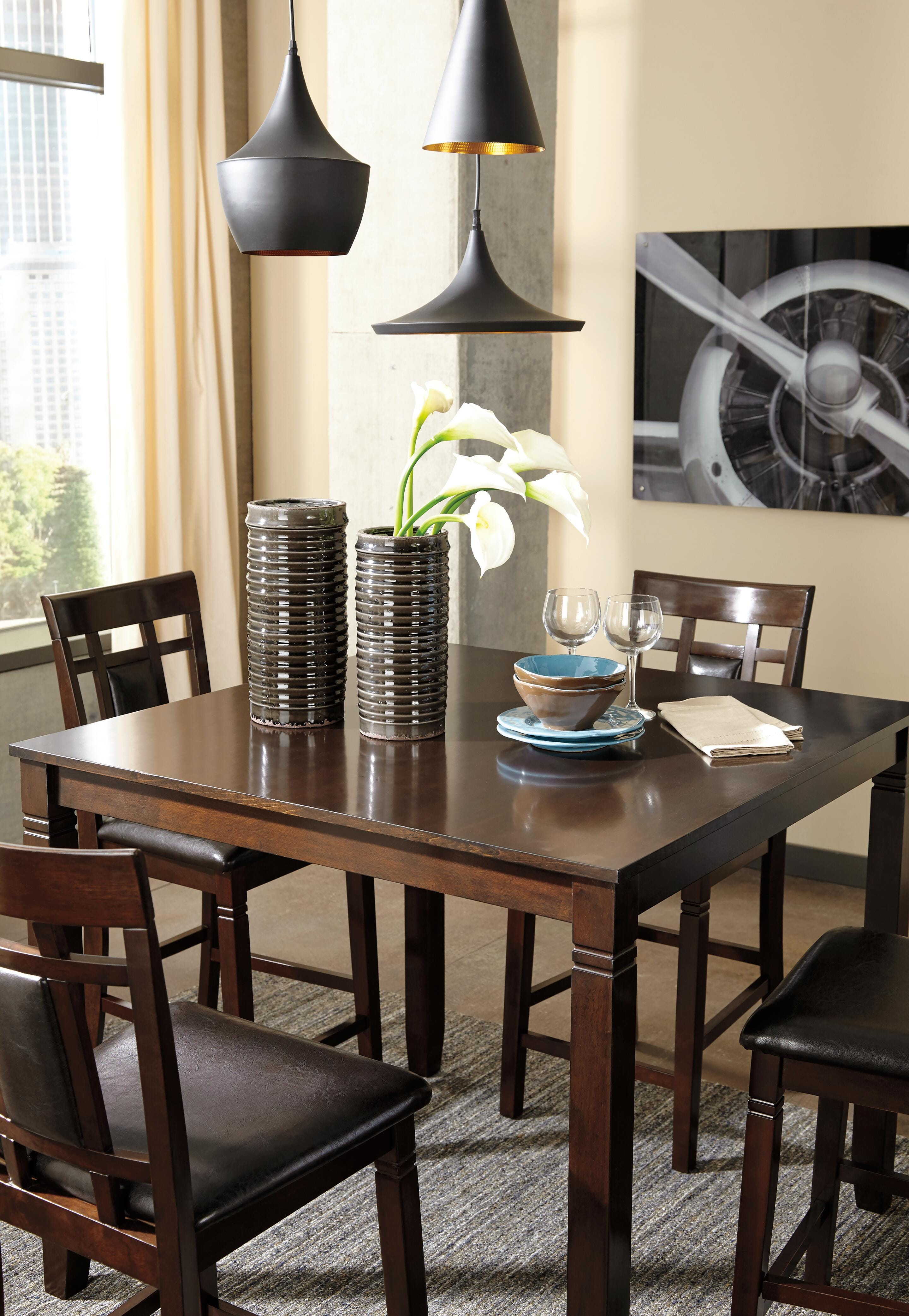 Bennox Counter Height Dining Table and Bar Stools (Set of 5) - image 3